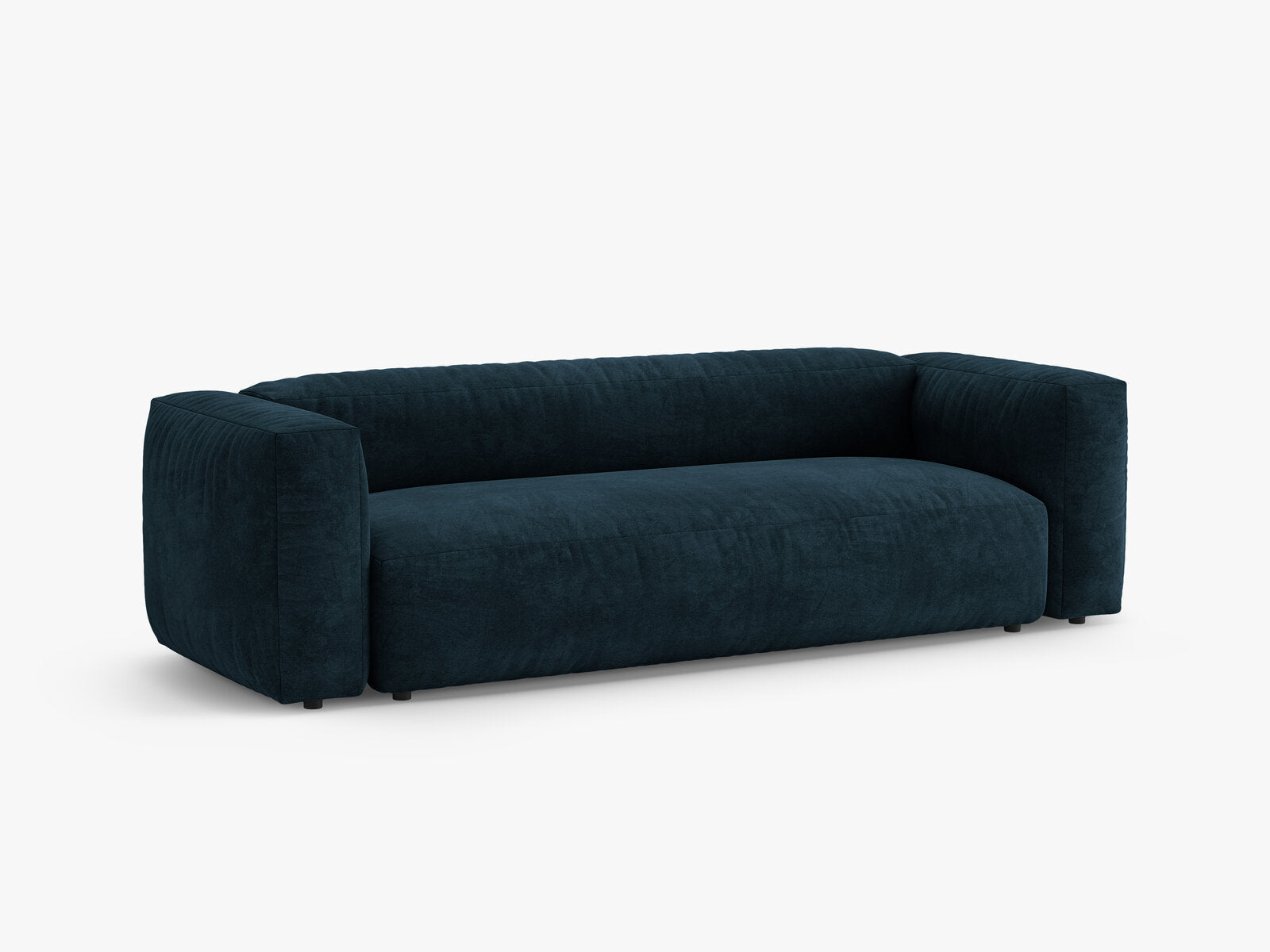 Micadoni Martina Sofa mit Bettfunktion Samt Vogue Dunkelpetrol