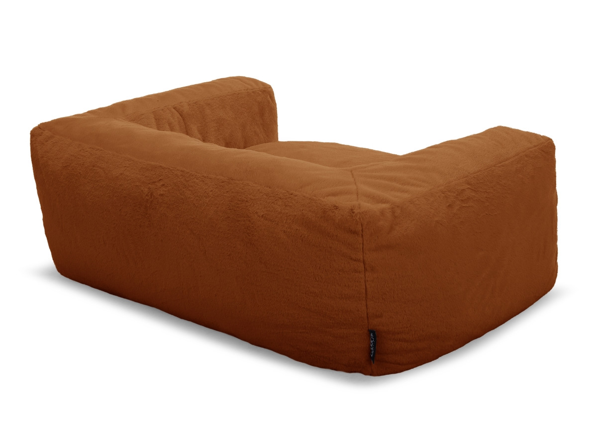 Bobochic Salto Hundekorb Kunstfell Orange, Größe L (90 cm)