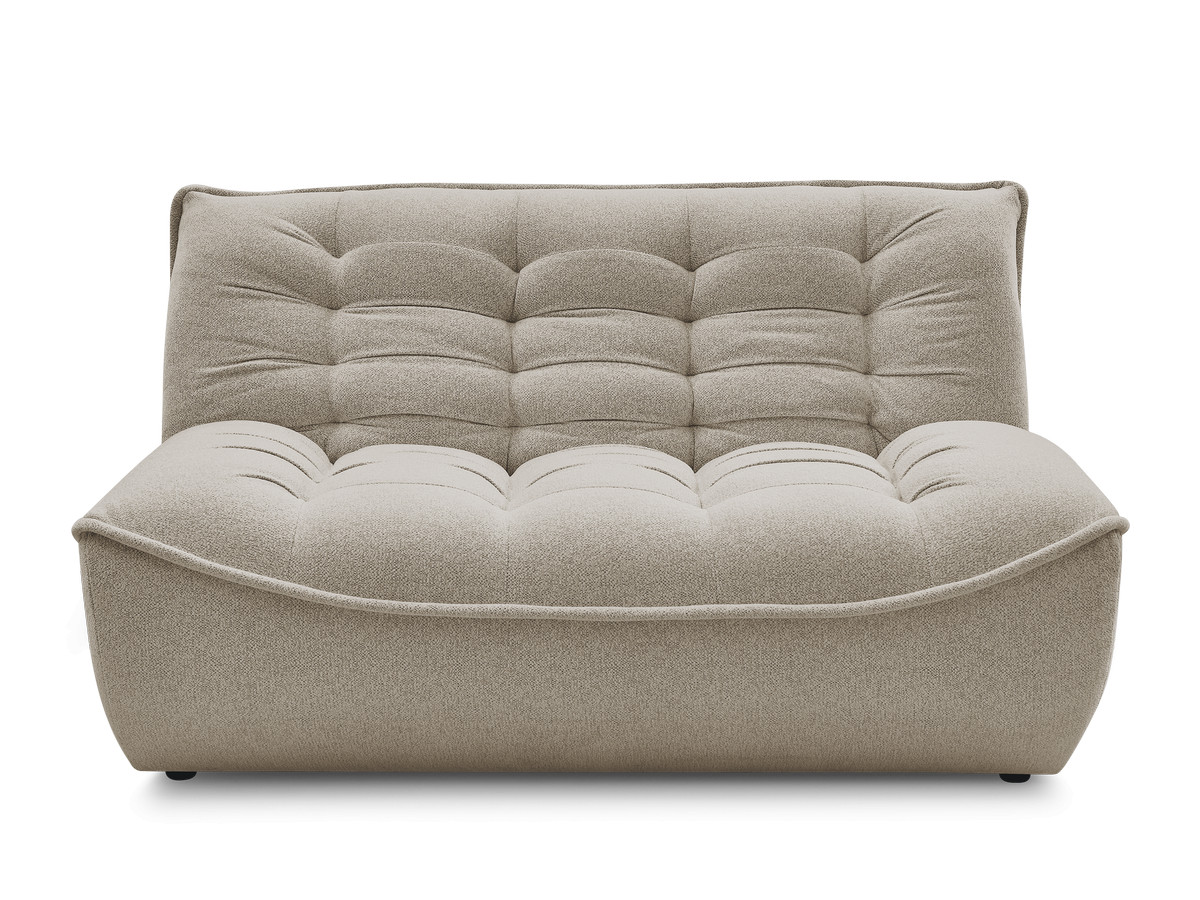 Bobochic Serena Sofamodul 2-Sitzer Melange-Stoff Taupe