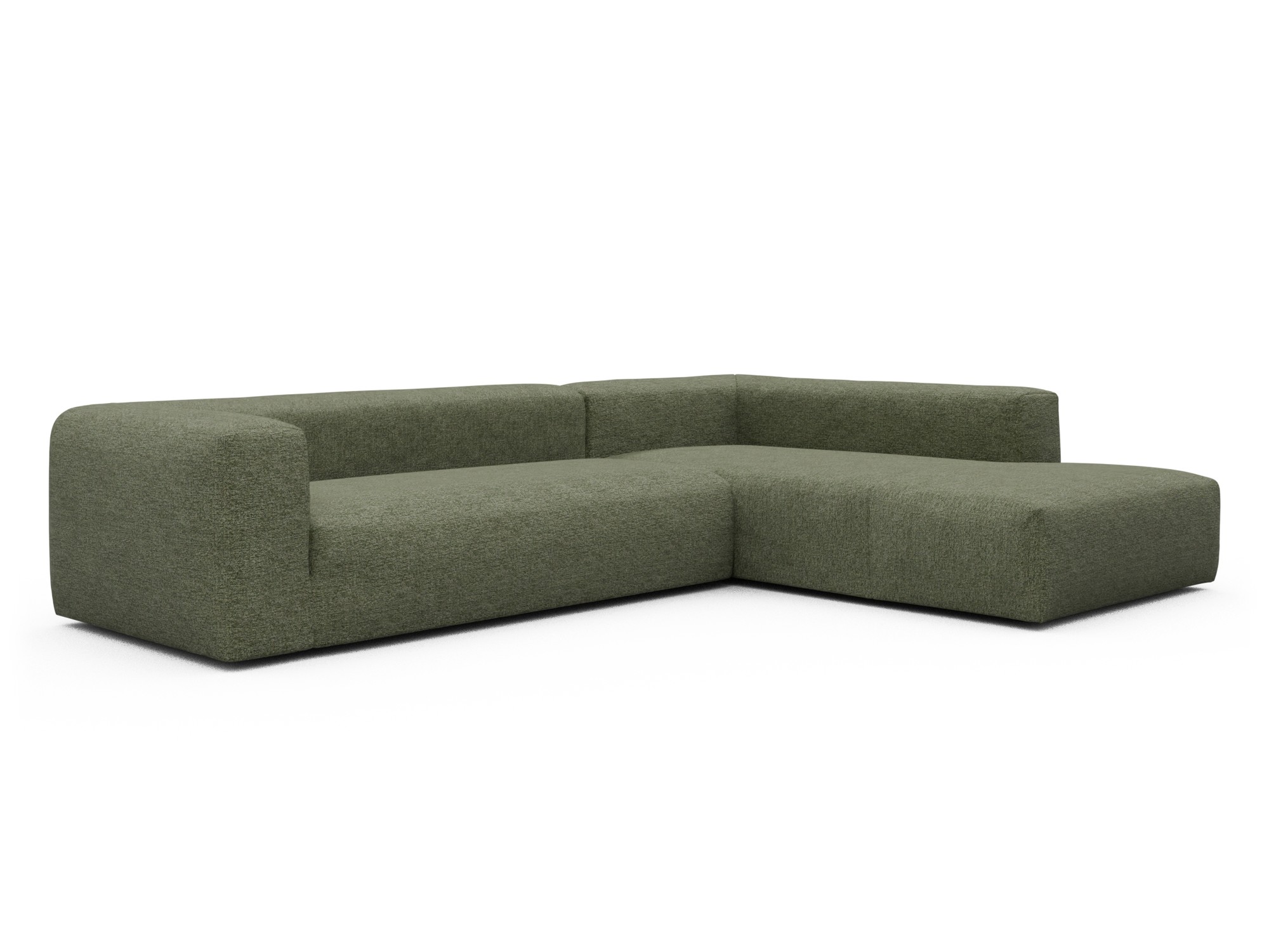 Skandi Home Ecksofa Fred Relax-Ecke rechts mit 2,5-Sitzer Carreno-Vivid-Green moebelfaktor