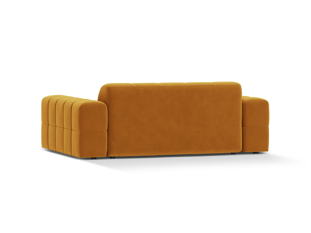 Cosmopolitan Design Sofa Chicago 2-Sitzer Samt Venus Gelb