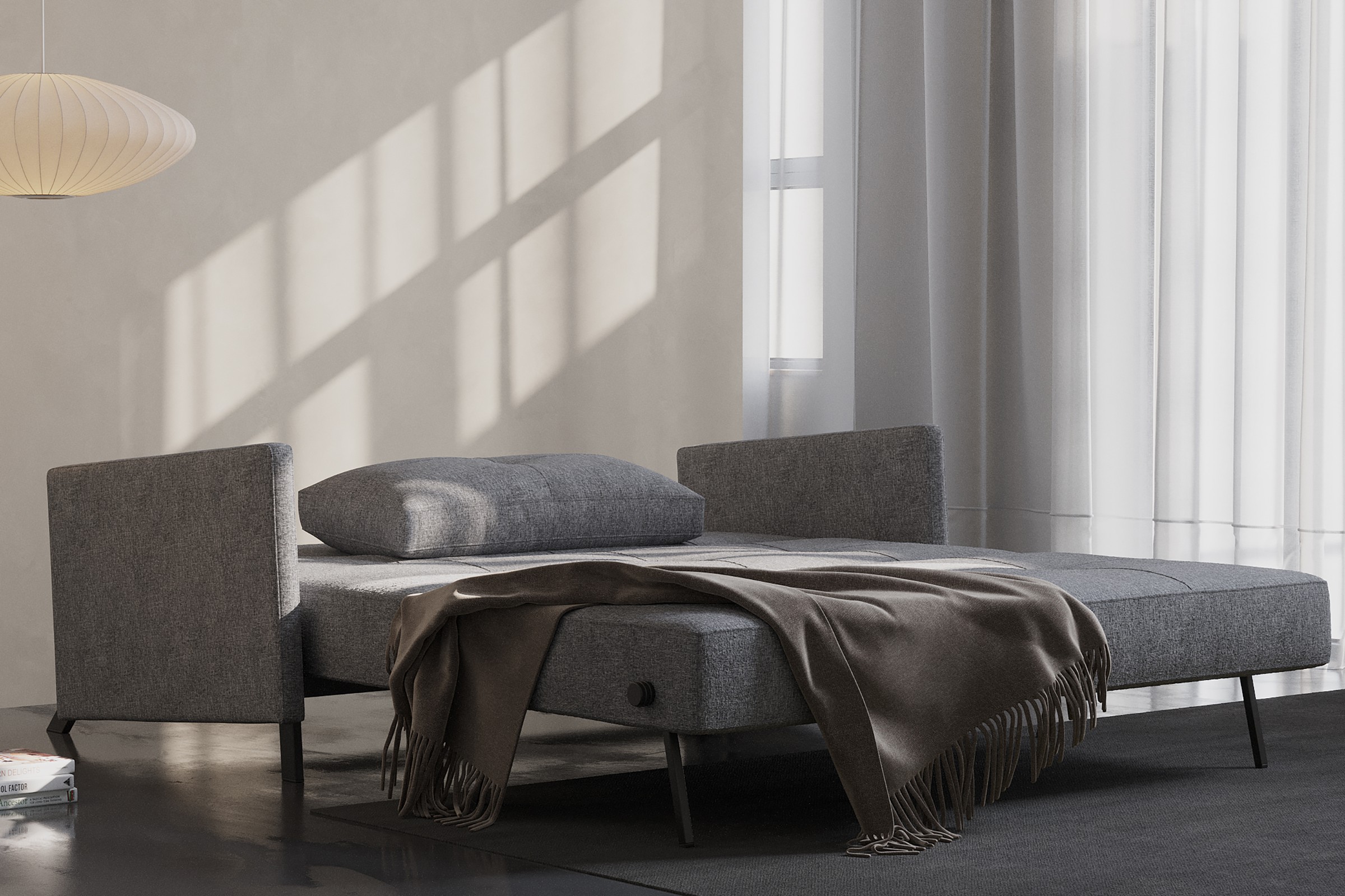 Schlafsofa Cubed mit Armlehnen