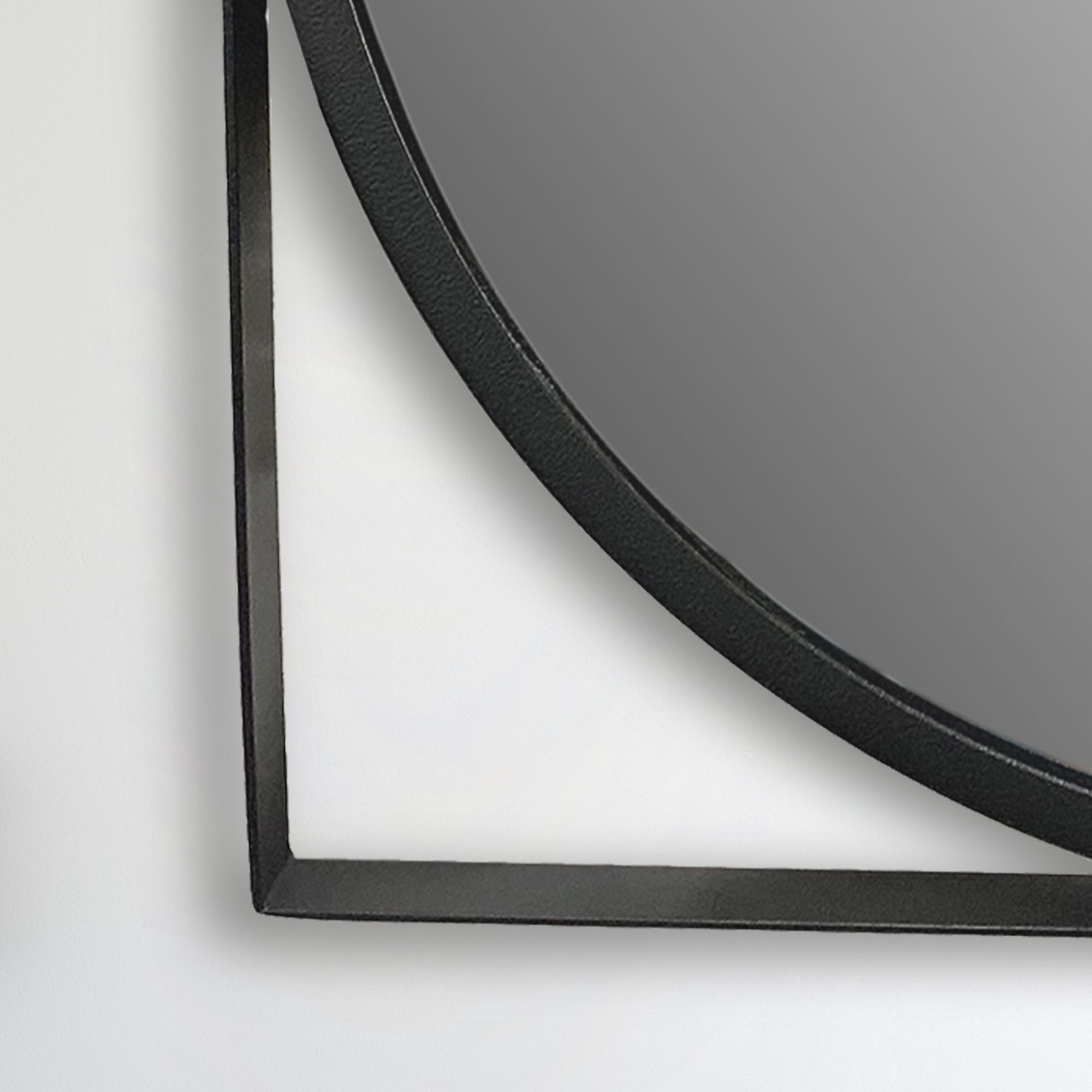 Wandspiegel Hedalen Schwarz 54 × 2,5 × 54 cm