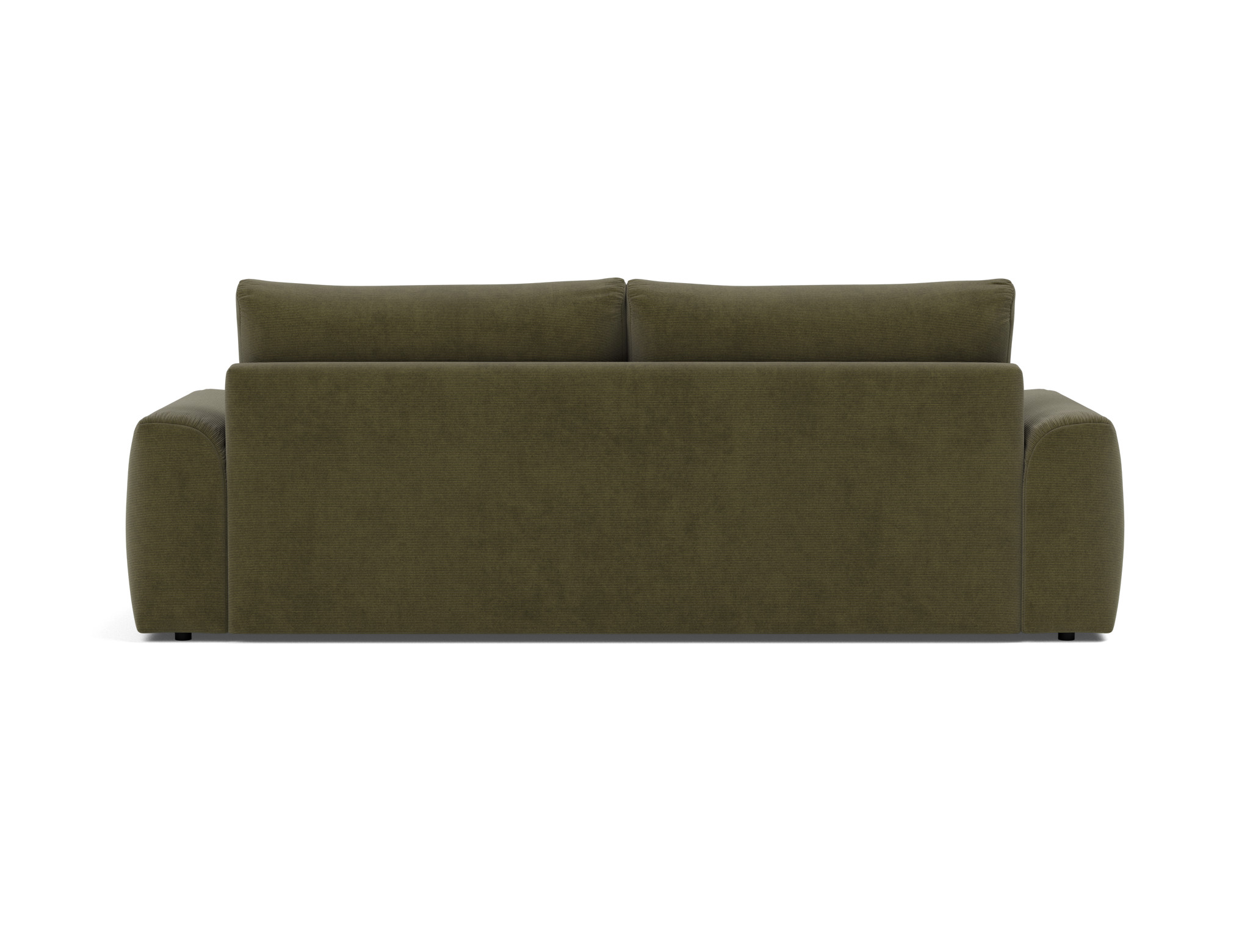 Schlafsofa Norum mit Chunky-Armlehnen Kord Cordufine 316-Pine-Green
