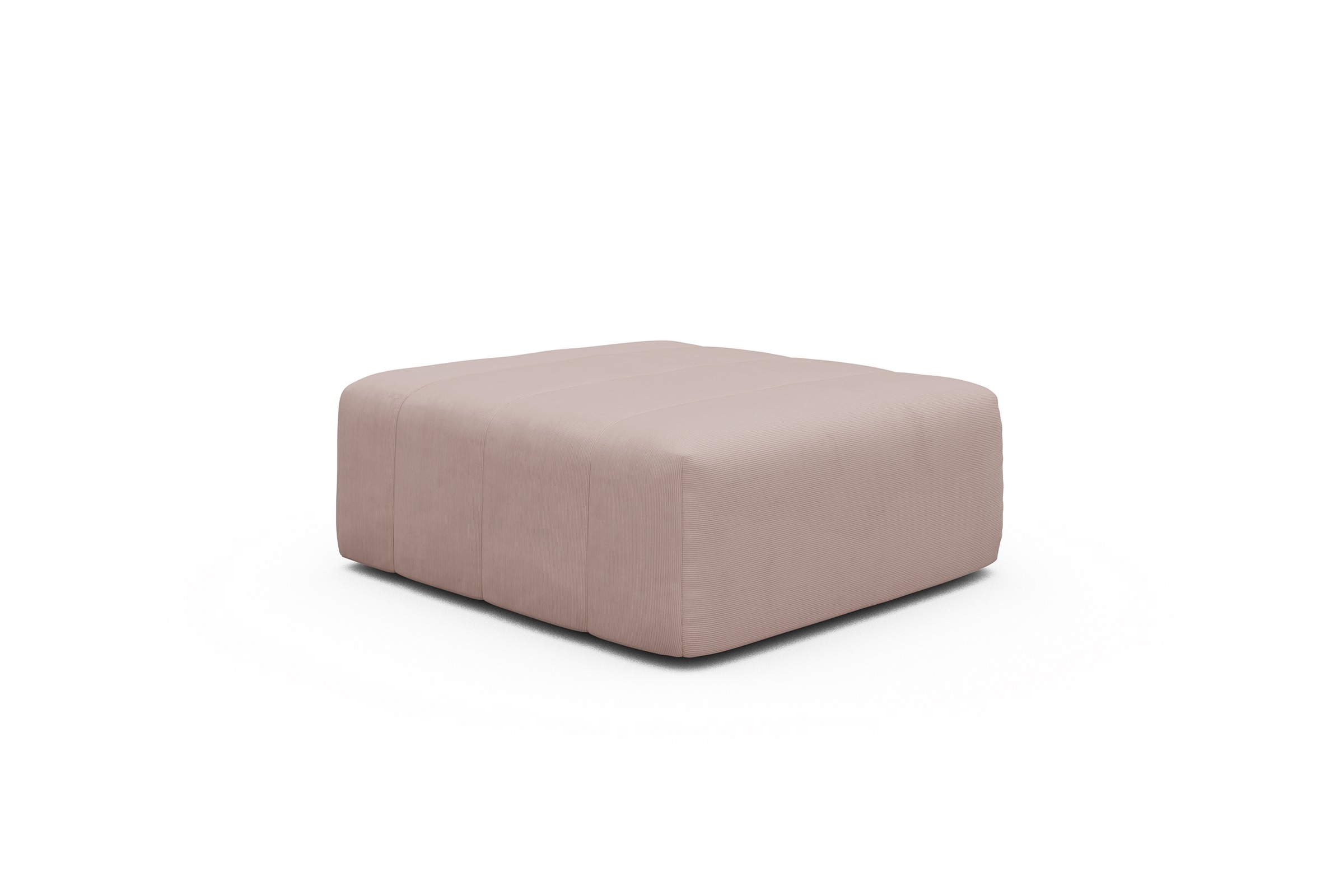 Sitzhocker Hugo Ottomane Cordufine-Blush