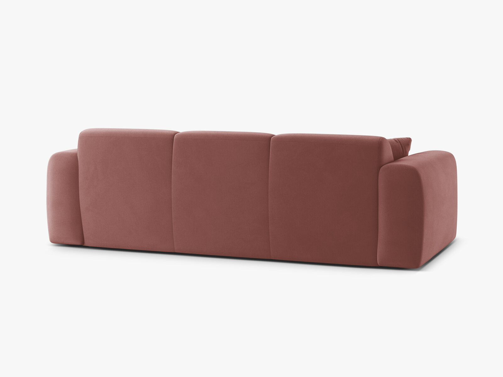 Micadoni Sofa Molino 3-Sitzer Samt Casino Flamingo