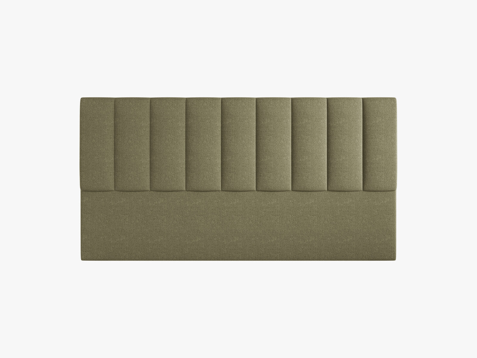 Micadoni Marl Samtiger Kopfteil 140 cm (H 95 cm) Chenille Eden Grün 180x95