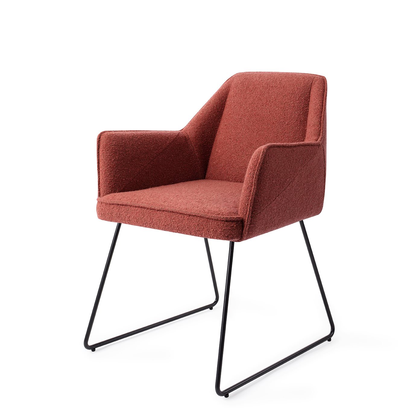 Jesper Home Esszimmerstuhl Tome Shabby-Saffron Slide Schwarz