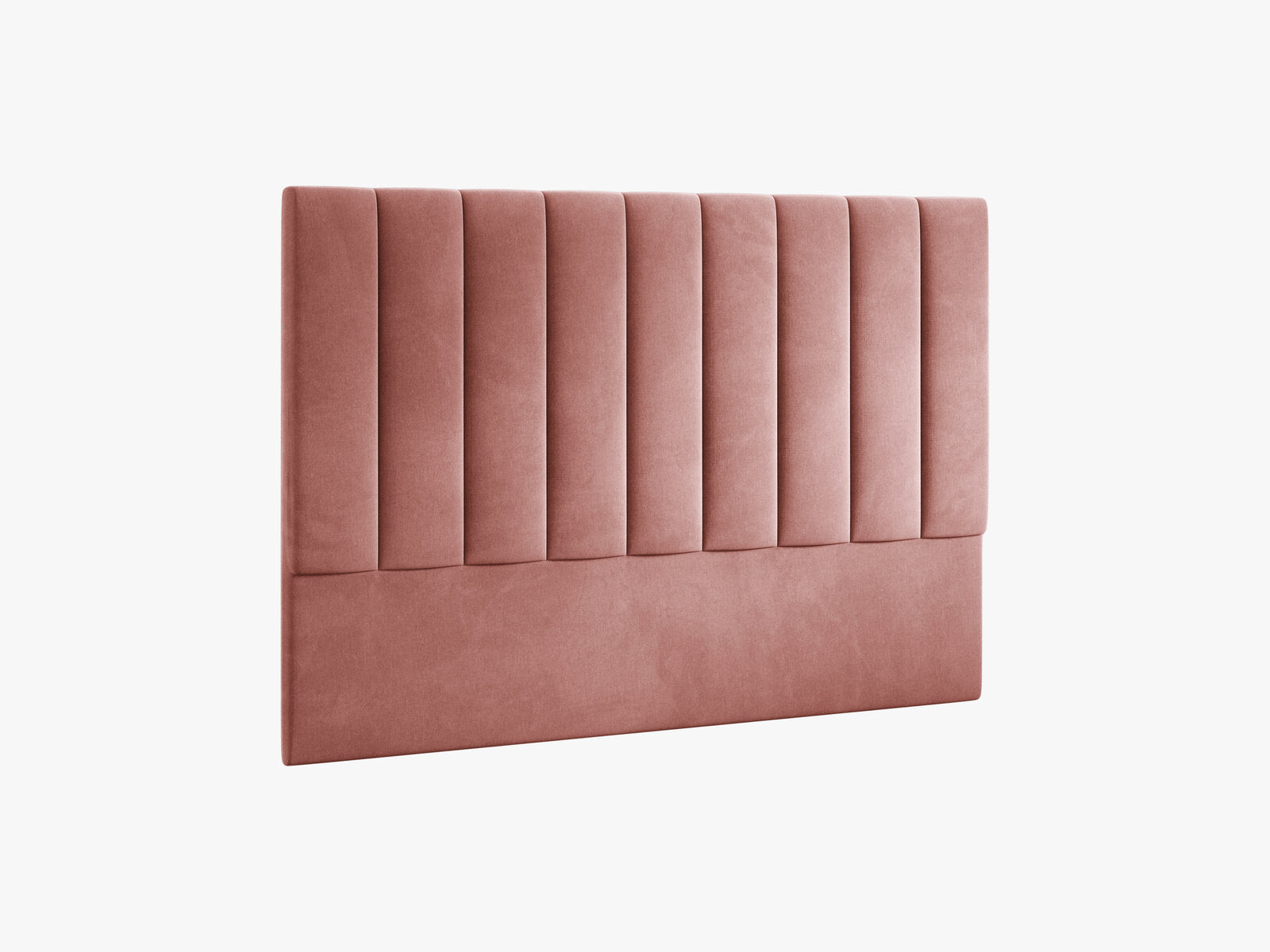 Micadoni Marl Polster-Kopfteil Samt Magic Velvet Rosa 180x120