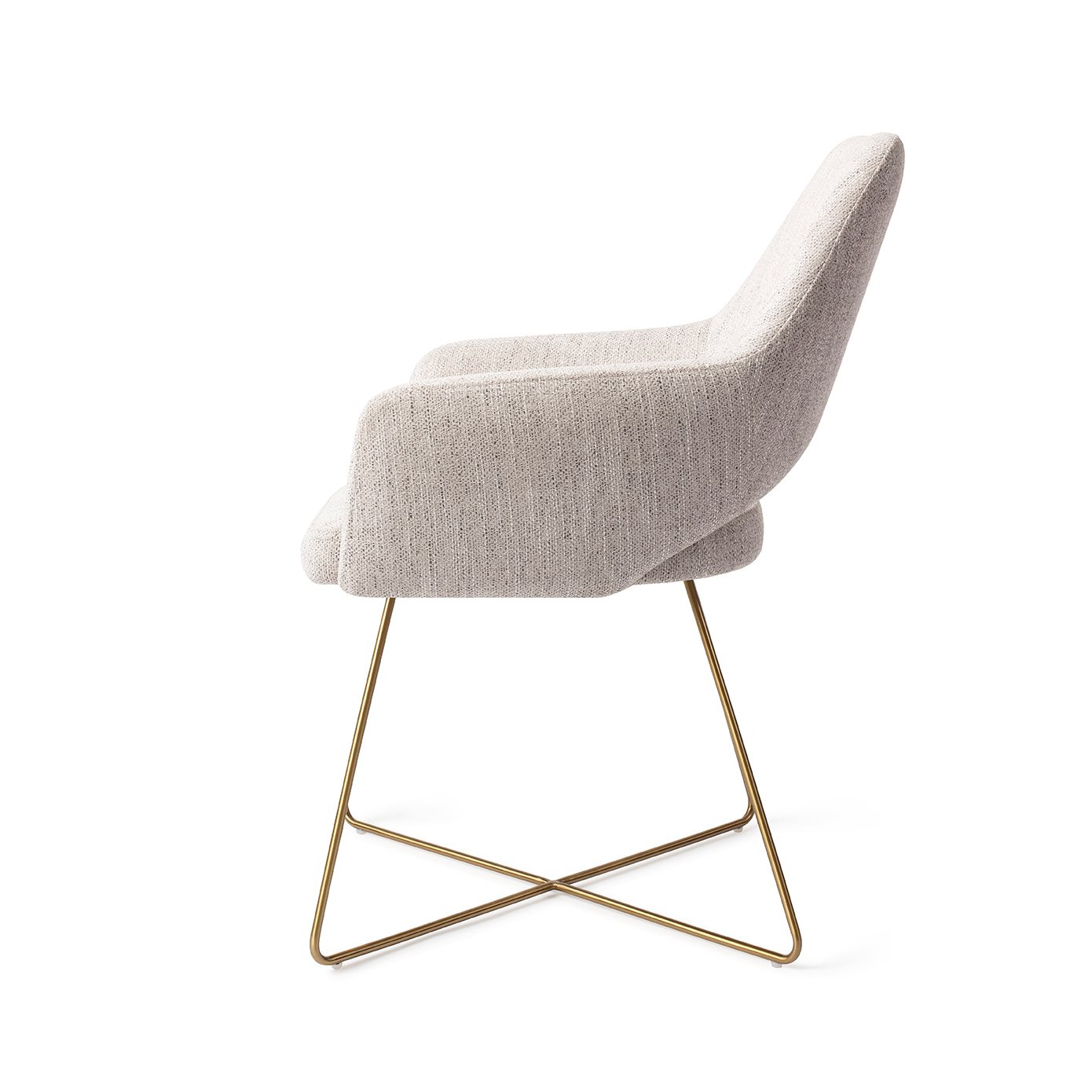 Jesper Home Esszimmerstuhl Yanai Pigeon Cross Gold