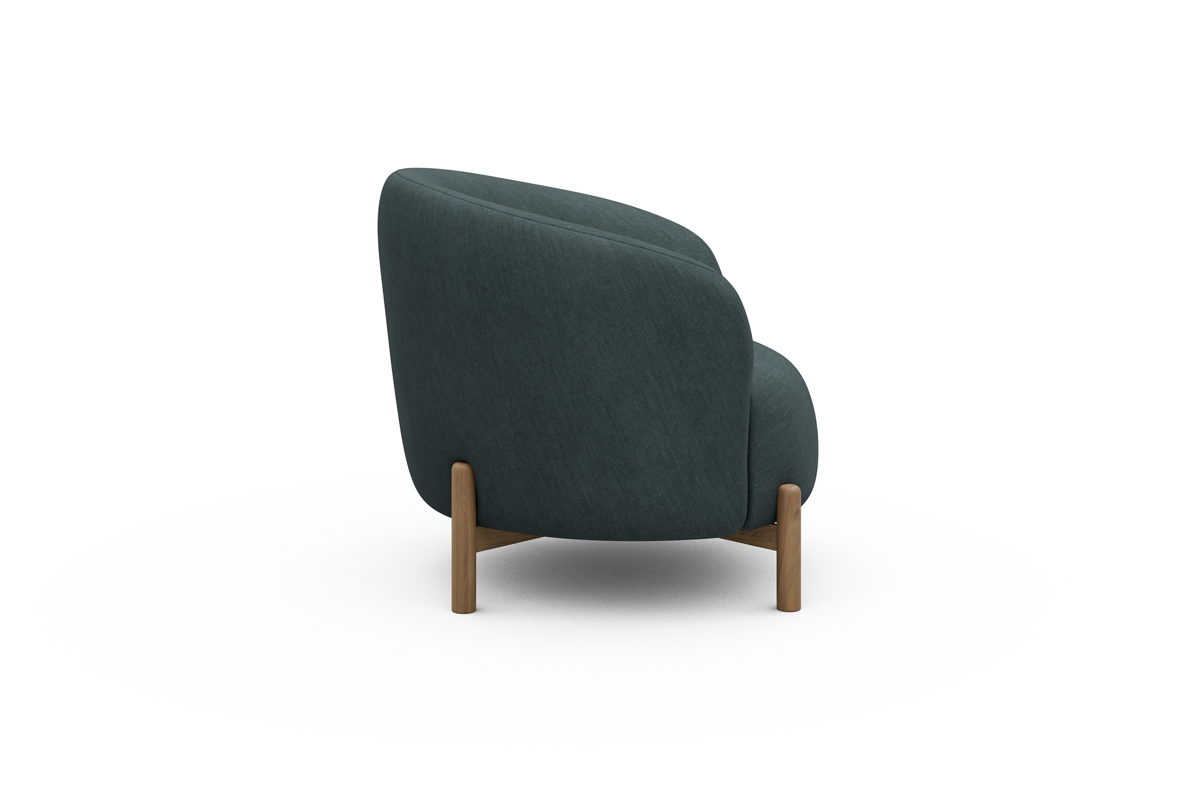Sessel Ronda Holzbeine Eiche Natur Vivus-Blue