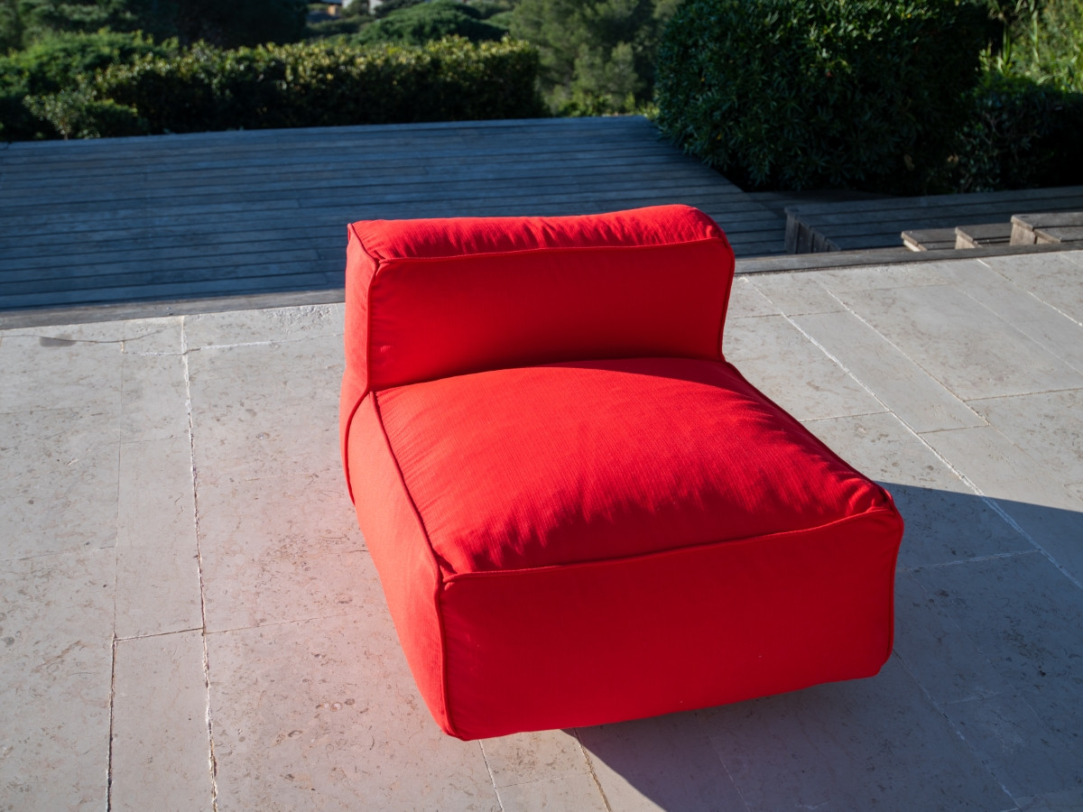 Bobochic Giulia Sofamodul 1-Sitzer Stoff Rot