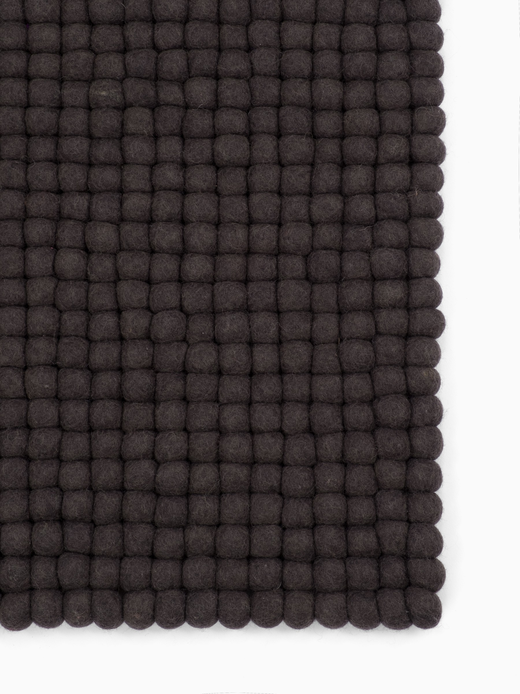 myfelt Bo Filzkugelteppich Creme