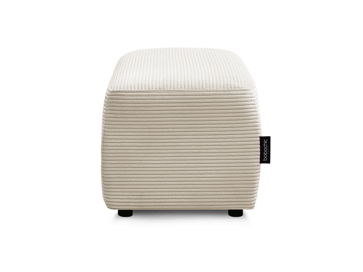Bobochic Atilla Pouf Cordsamt Beige