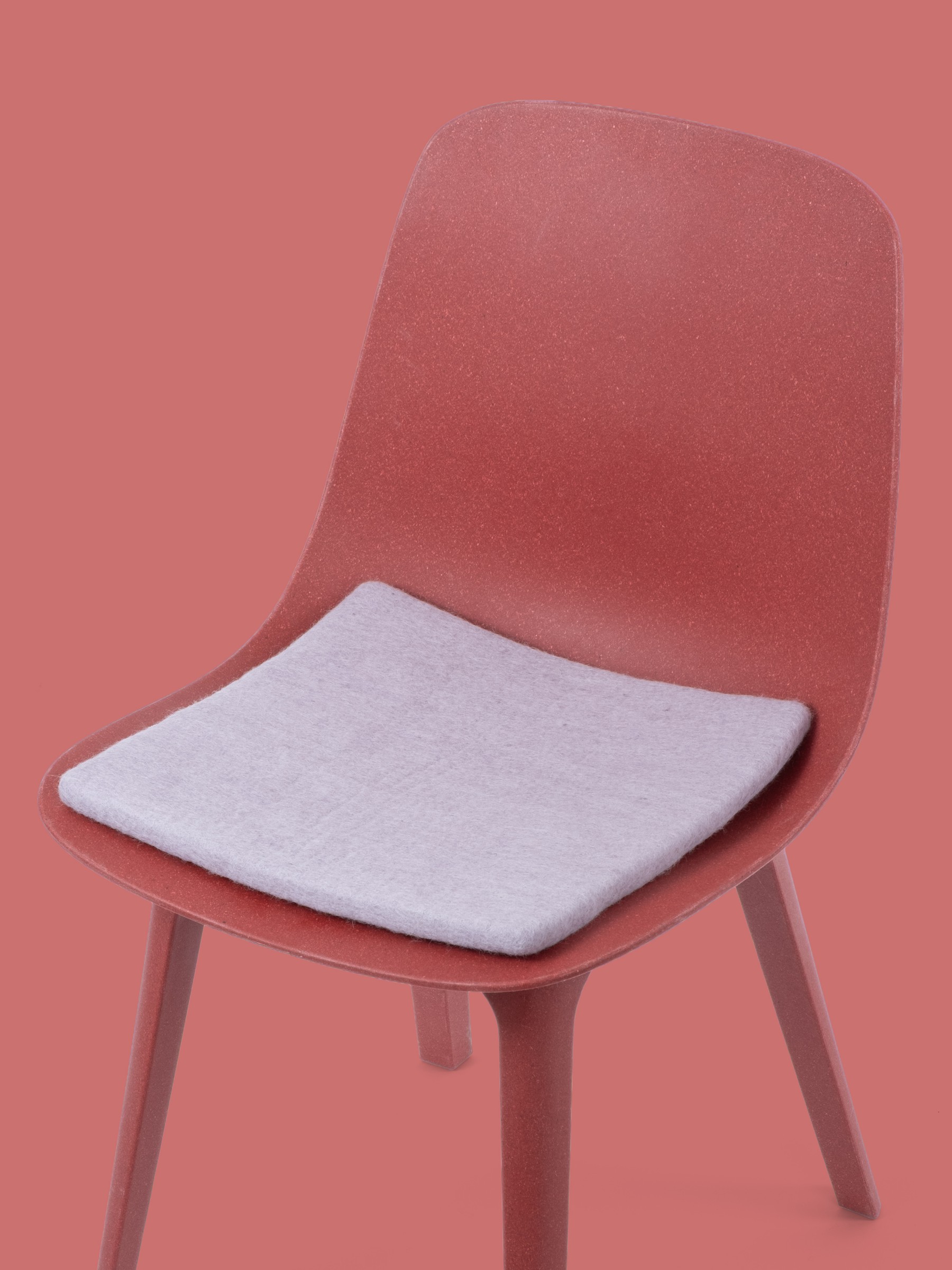 myfelt Marla Filz-Sitzauflage Hellviolett 36 x 36 cm