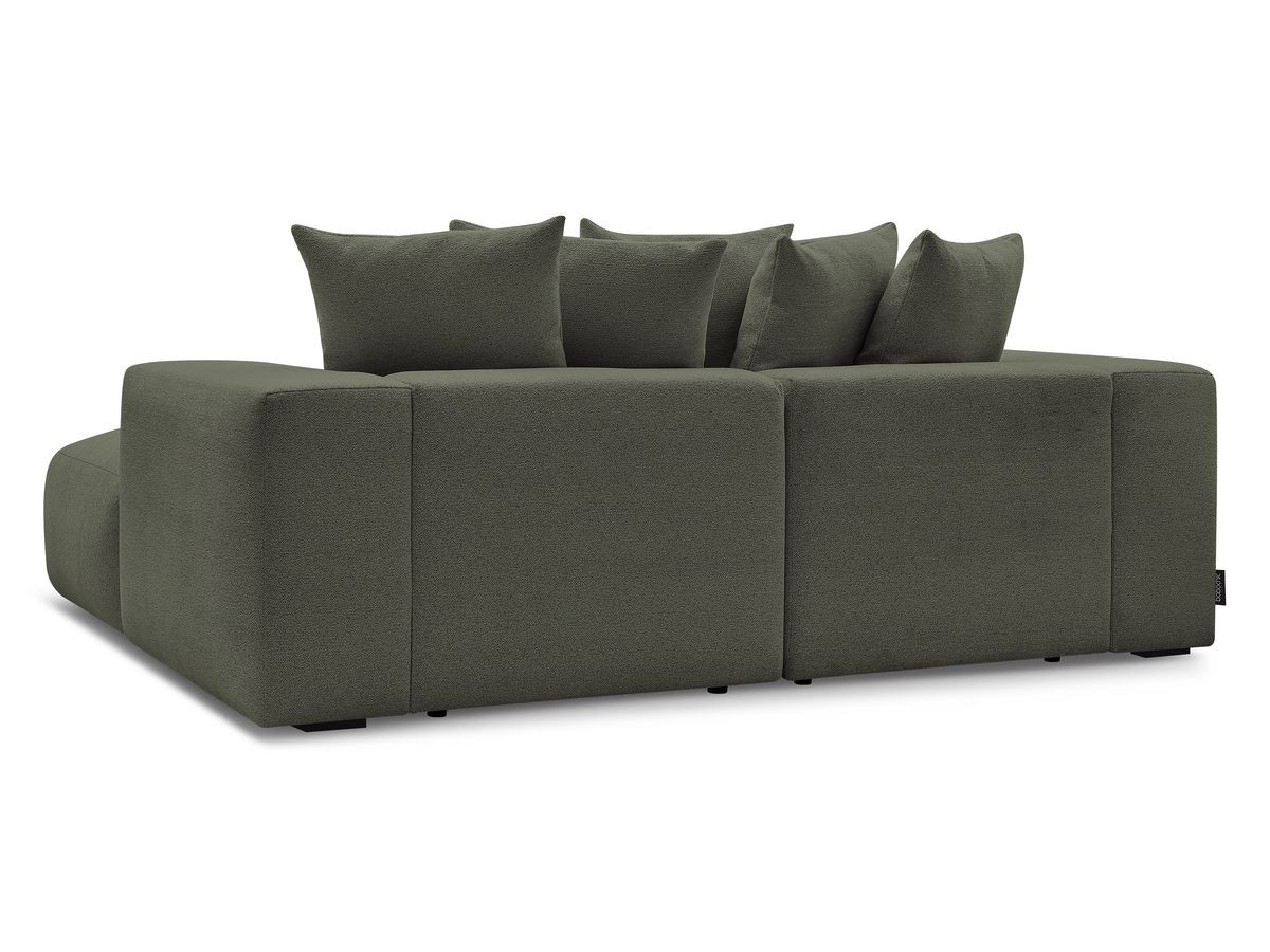 Bobochic Voltaire Sofa 4-Sitzer 248 × 170 cm Melange-Stoff Grün