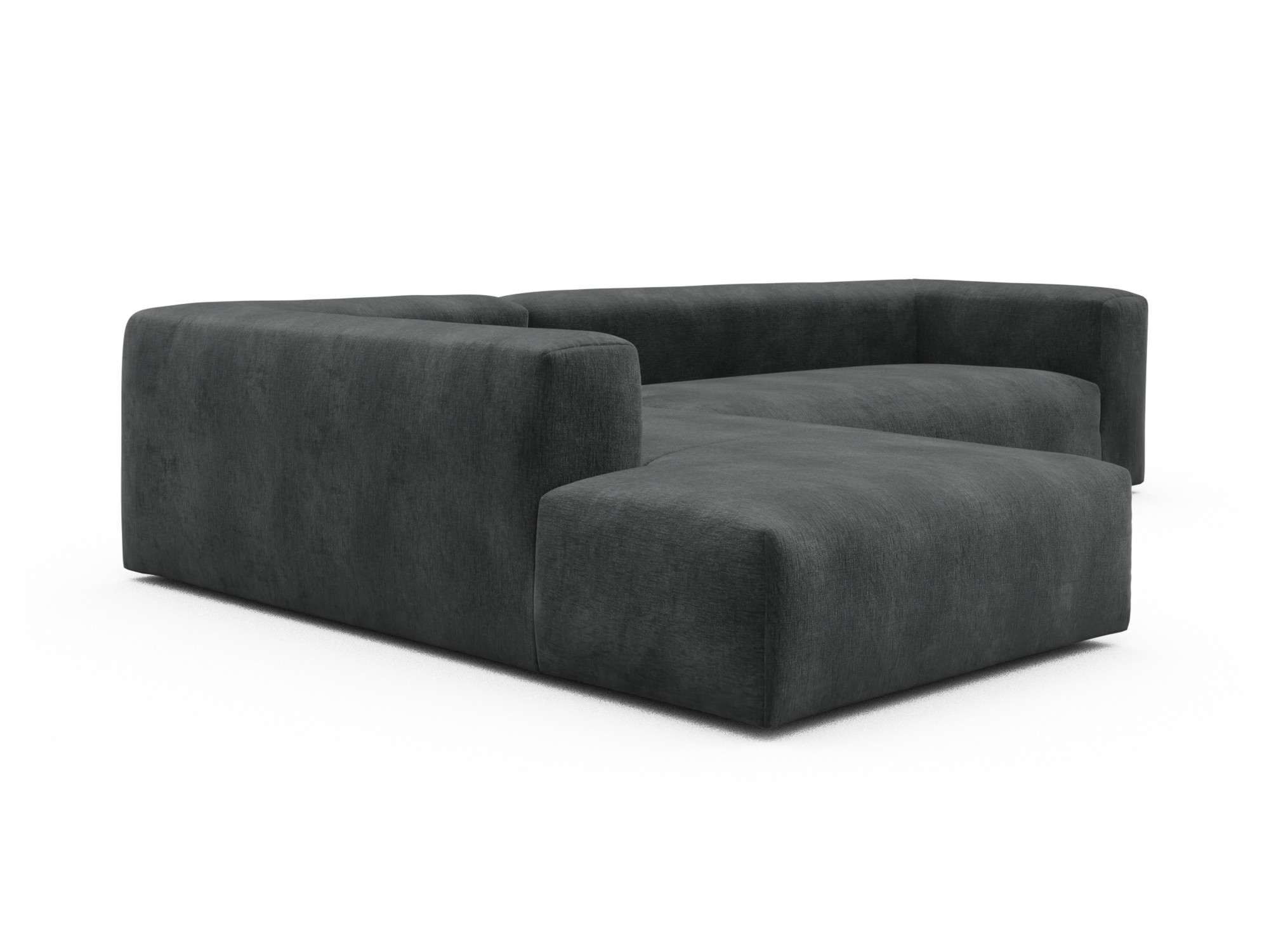 Skandi Home Ecksofa Fred Relax-Ecke links mit 2,5-Sitzer Smooth-Deep-Warm-Grey moebelfaktor