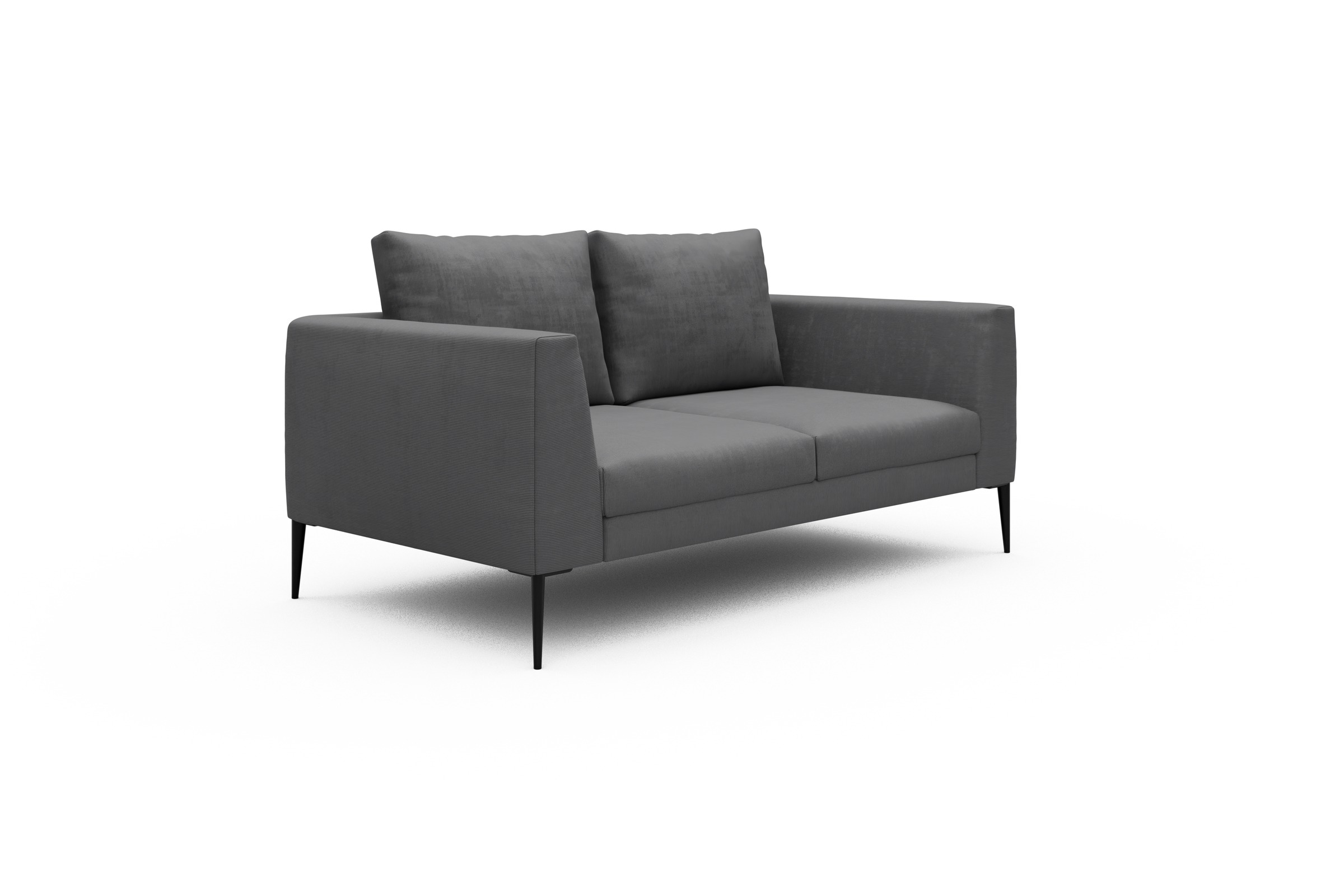 Sofa Paul 2-Sitzer Cordufine-Grey