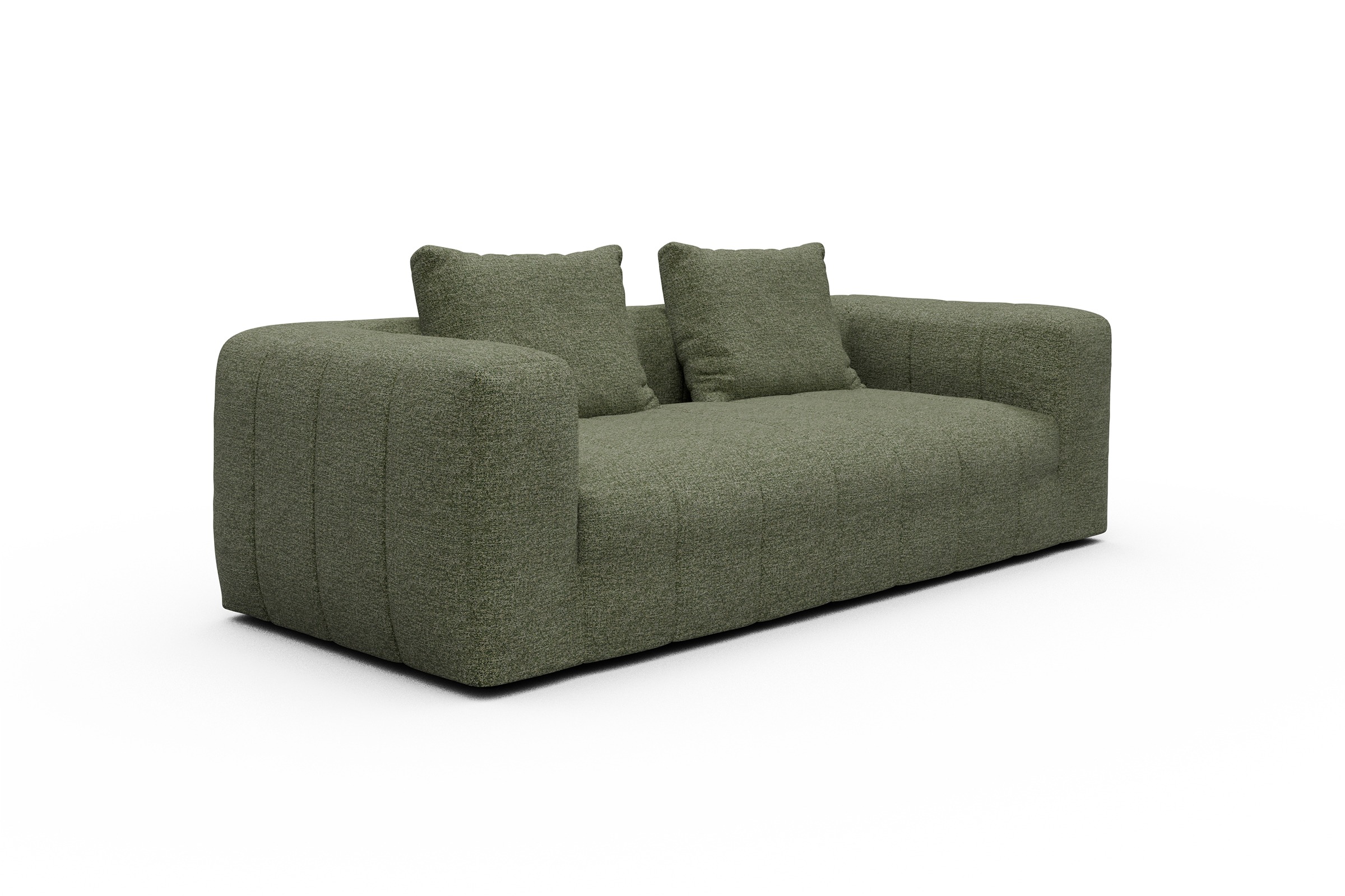 Sofa Hugo 3-Sitzer Carreno-Vivid-Green