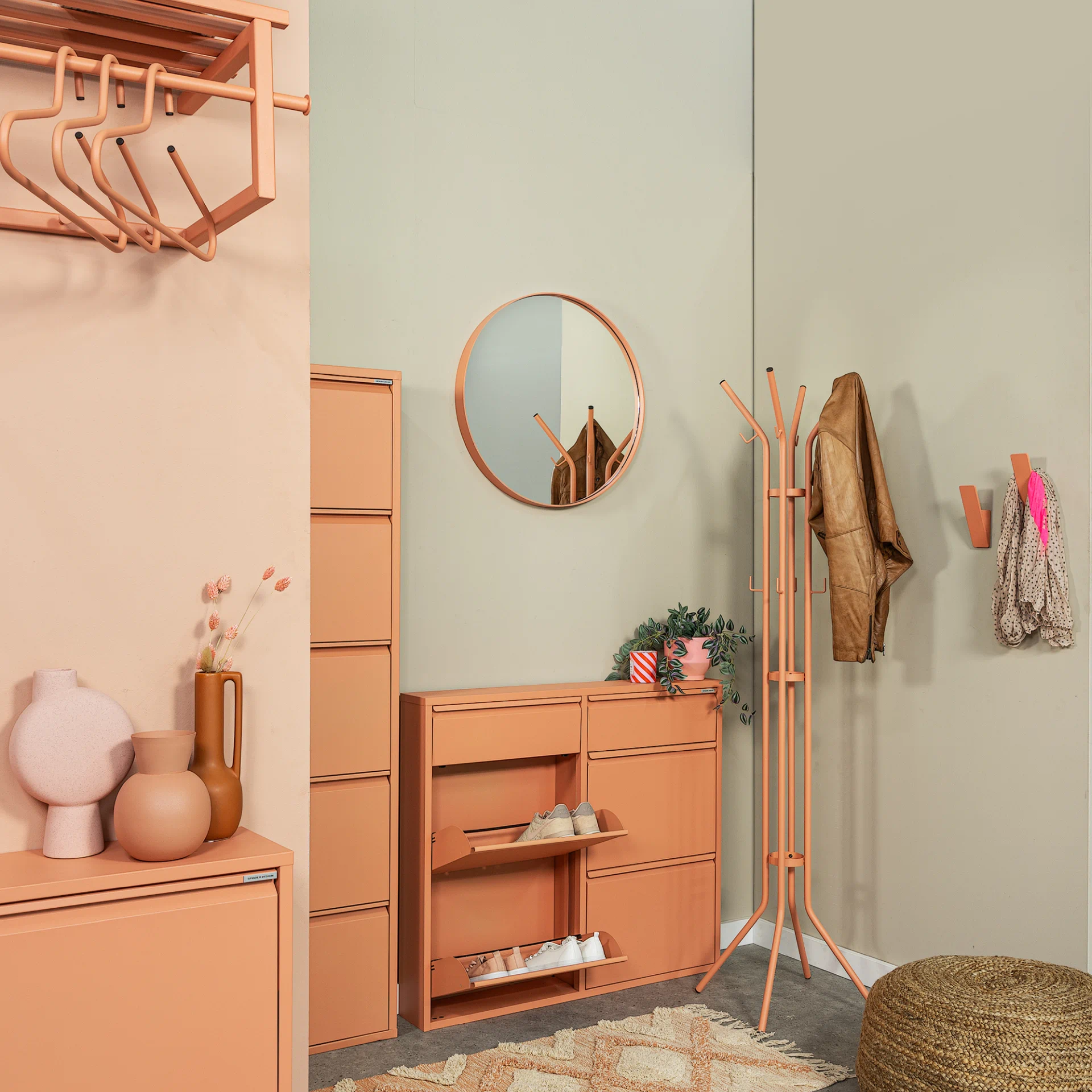 Spinder Design Garderobenständer Jessy Clay Terra