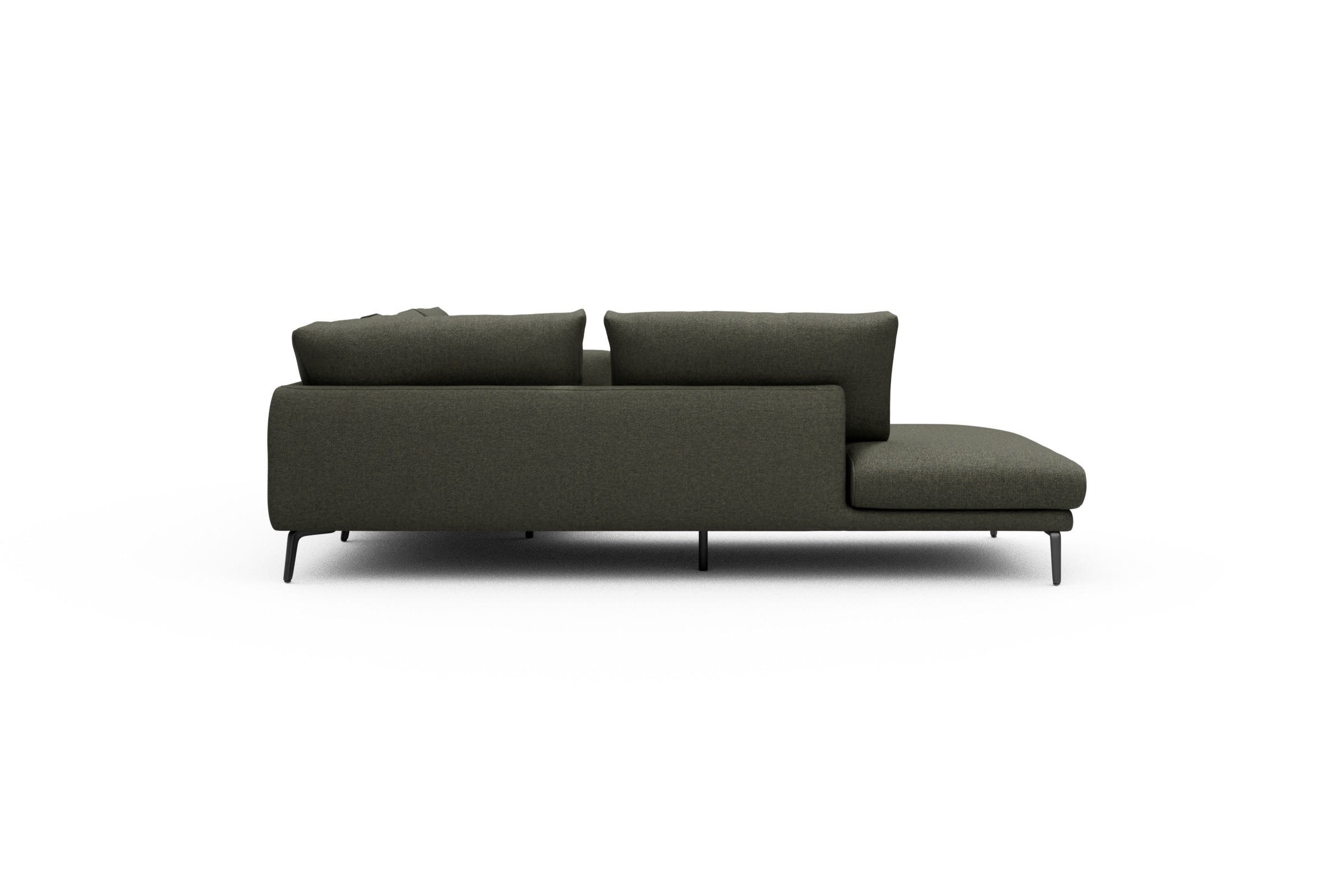 Ecksofa Karl Relax-Ecke links mit 2,5-Sitzer Sama-Winter-Moss