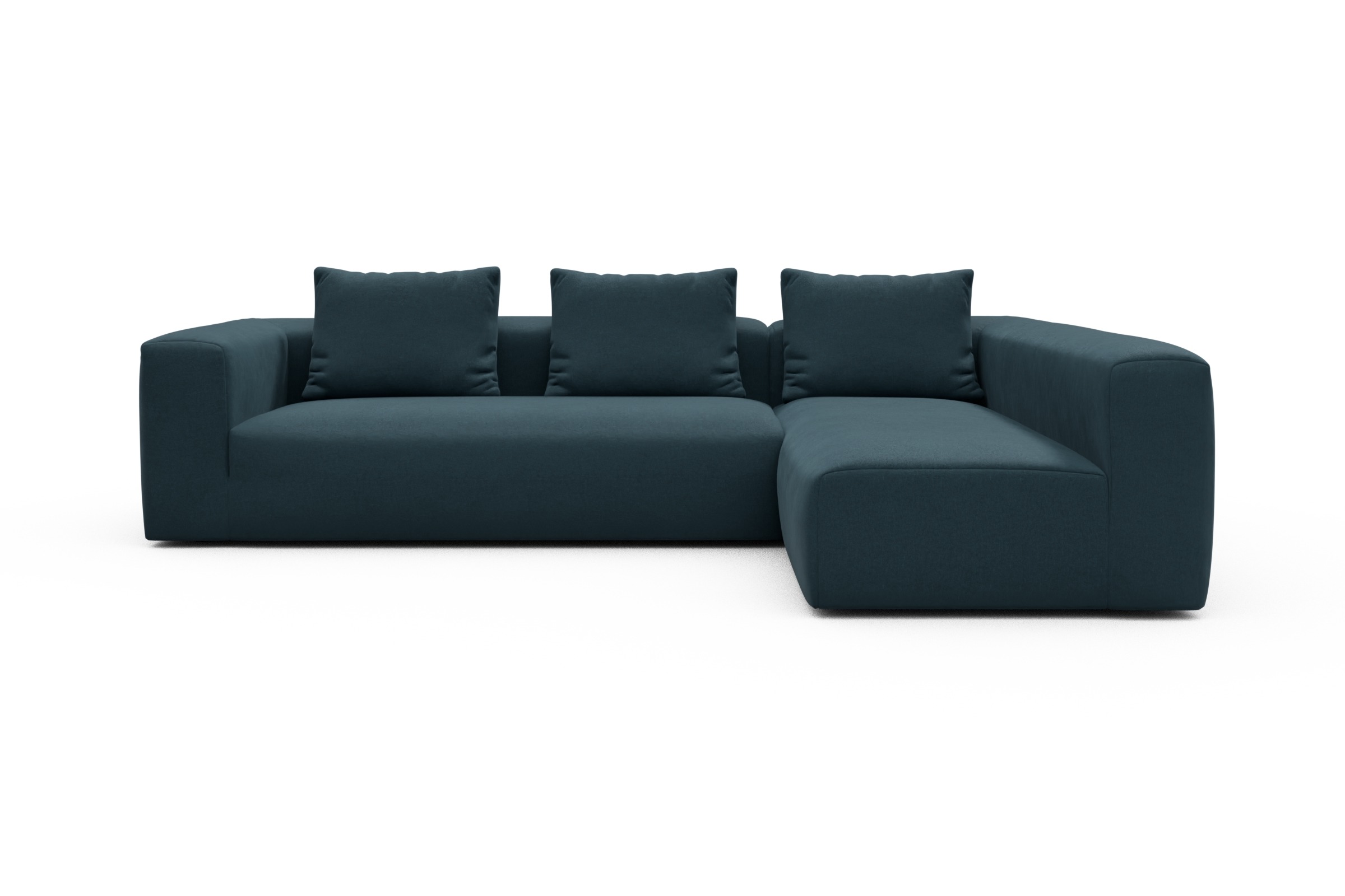 Skandi Home Ecksofa Fred 2x 2,5-Sitzer rechts offen Satya-Indigo moebelfaktor