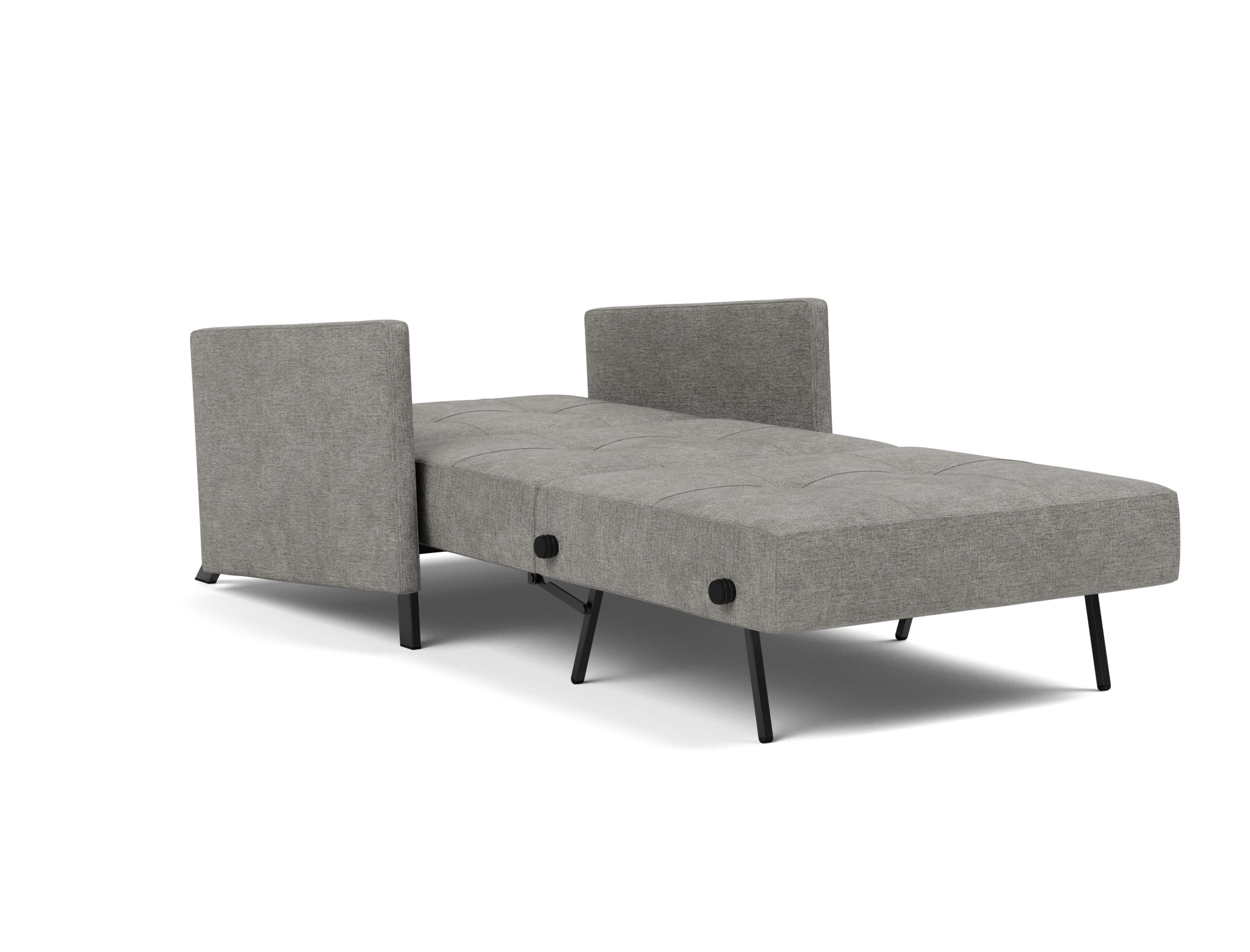 Schlafsessel Cubed 90 mit Armlehnen Flachgewebe Avella 282-Warm-Grey