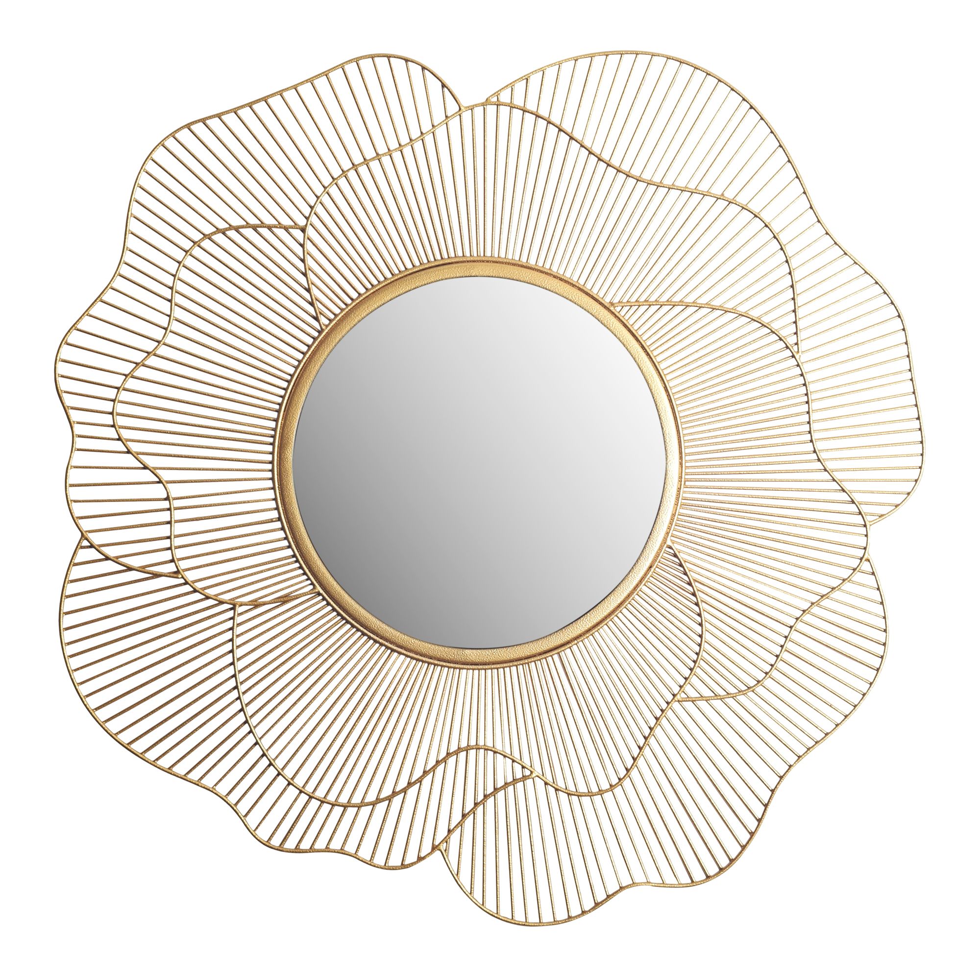 Wandspiegel Hjerkinn Gold Ø 77 cm