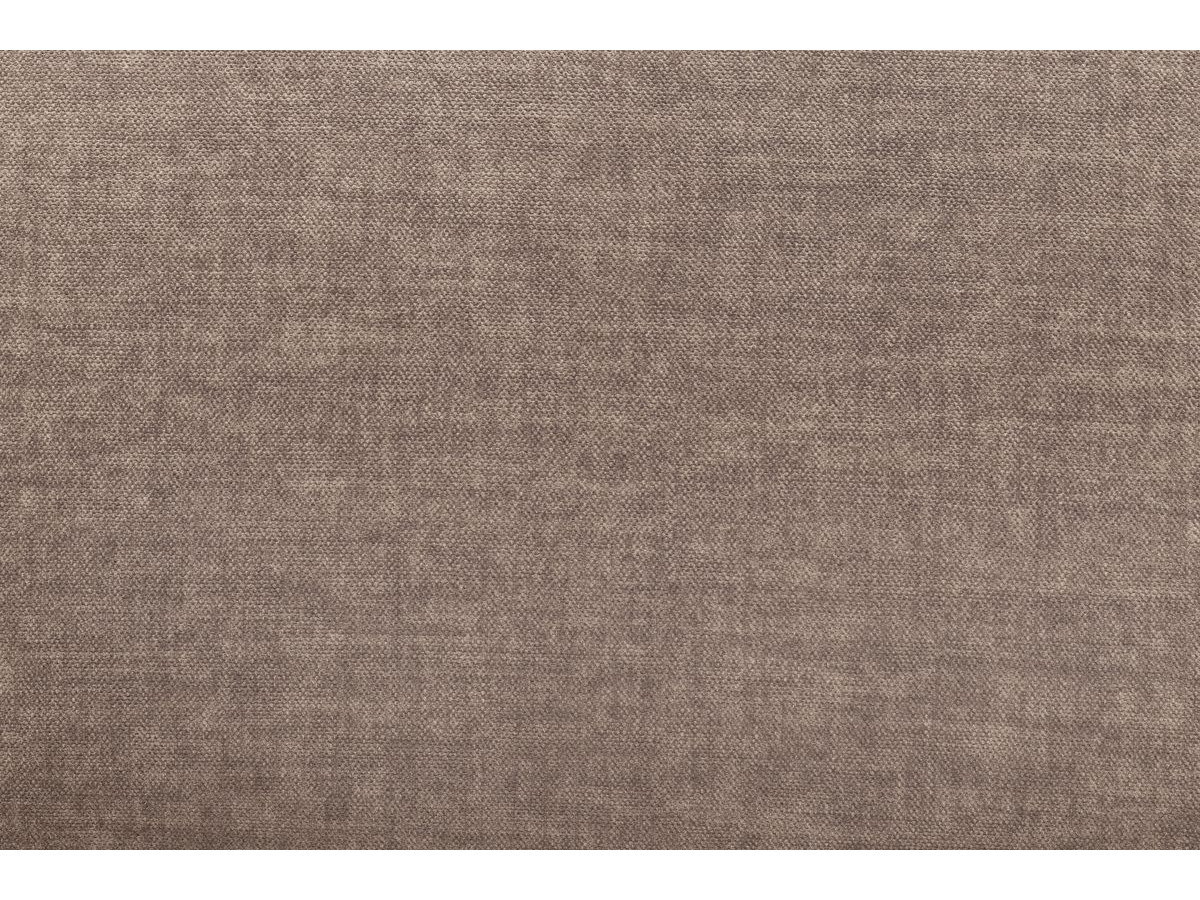 Bobochic Jeanne Ecksofa mit Pouf Samt Taupe