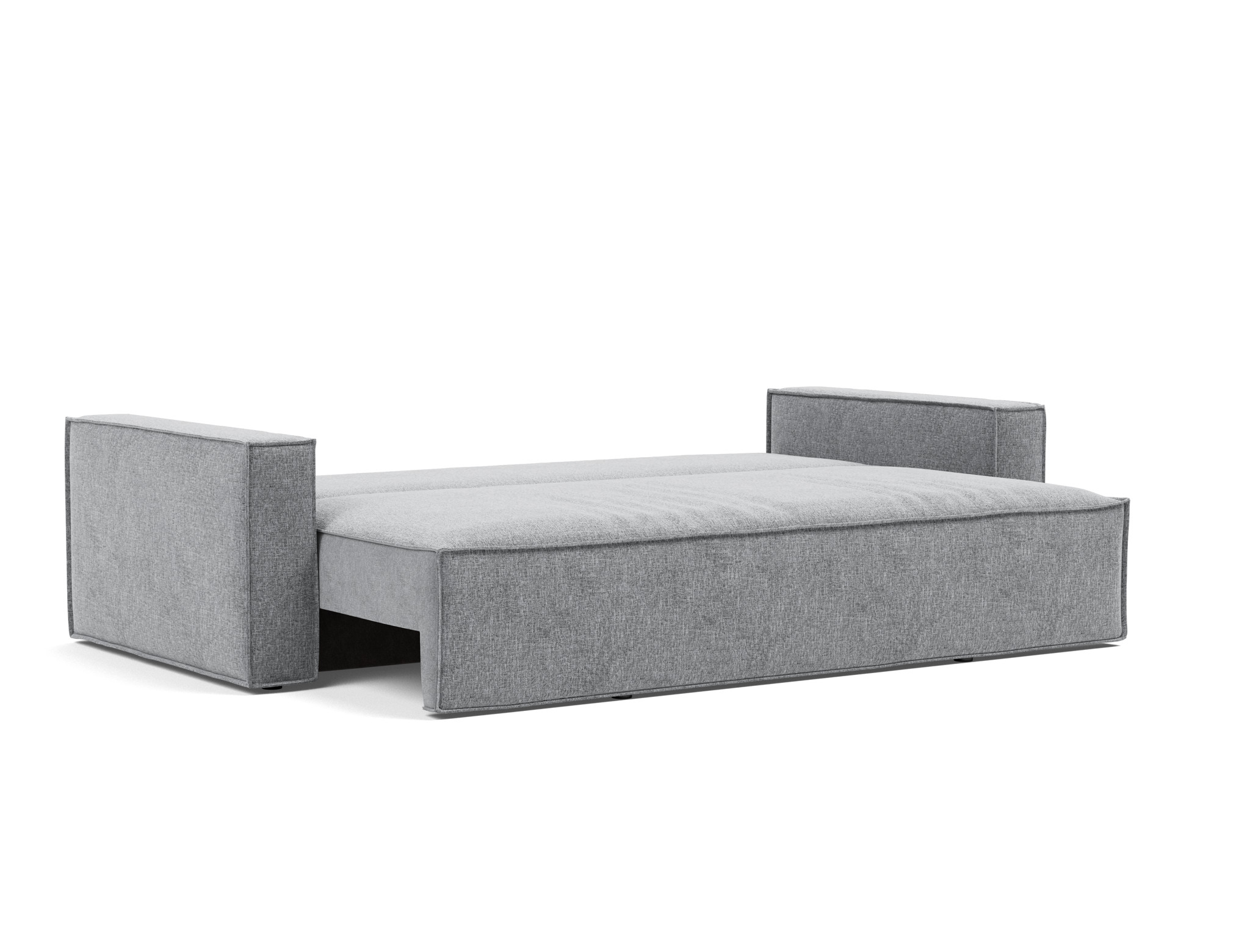 Schlafsofa Newilla Strukturierter Stoff Twist 565-Granite