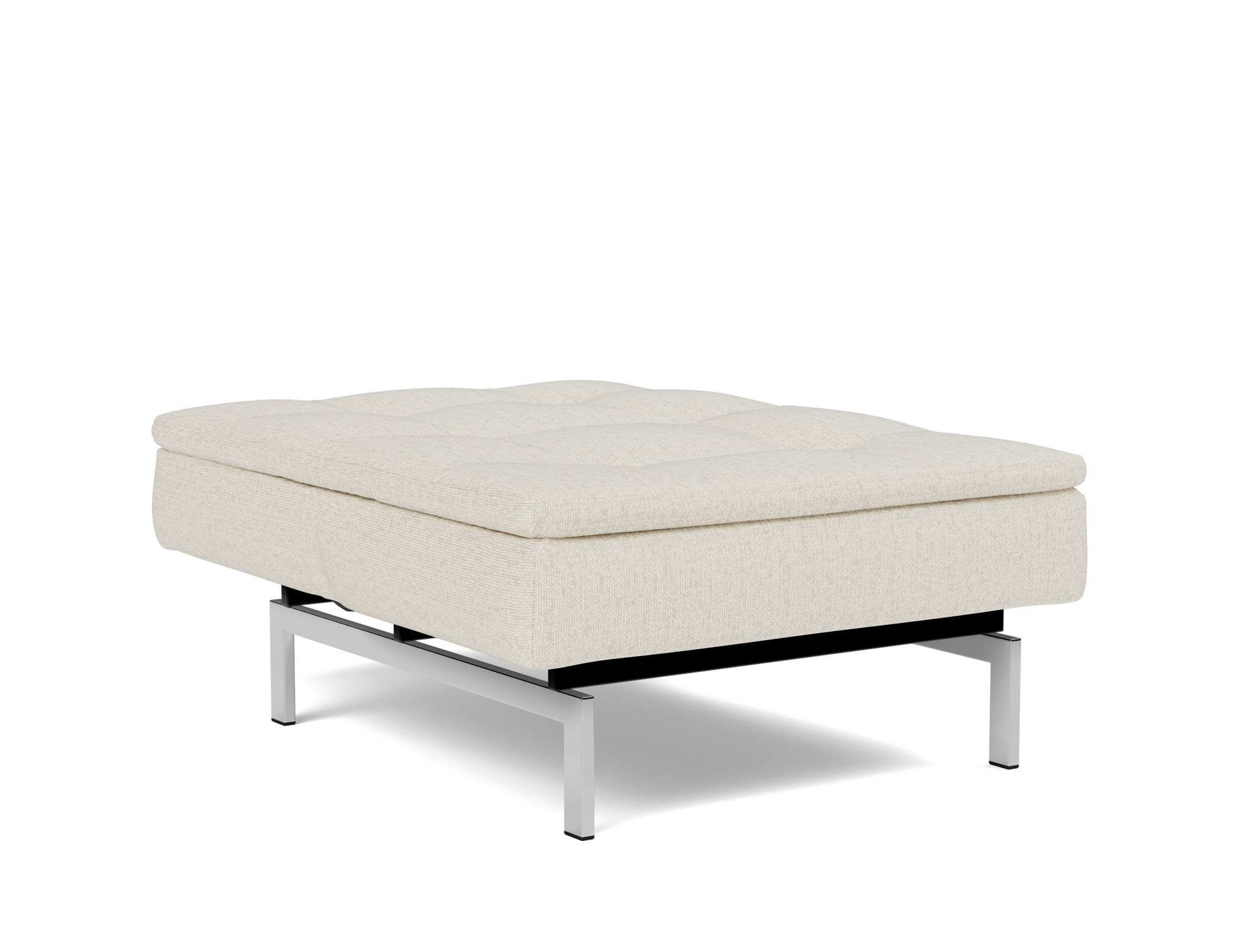 Sessel Dublexo Boucle Skandi 531-Off-White Beine Chrom
