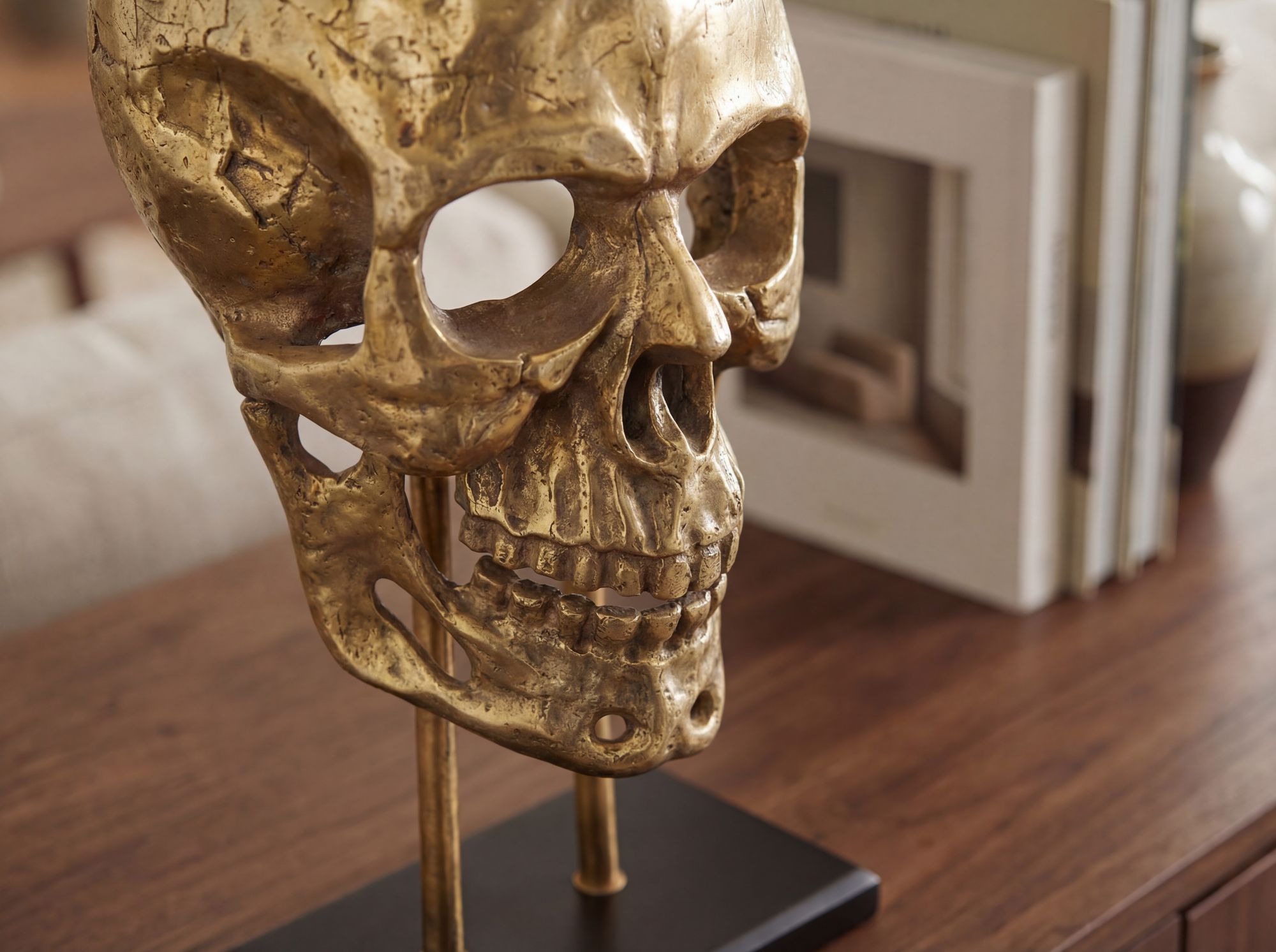 Dekoobjekt Munkeby Gold 32,5 × 17 × 57 cm