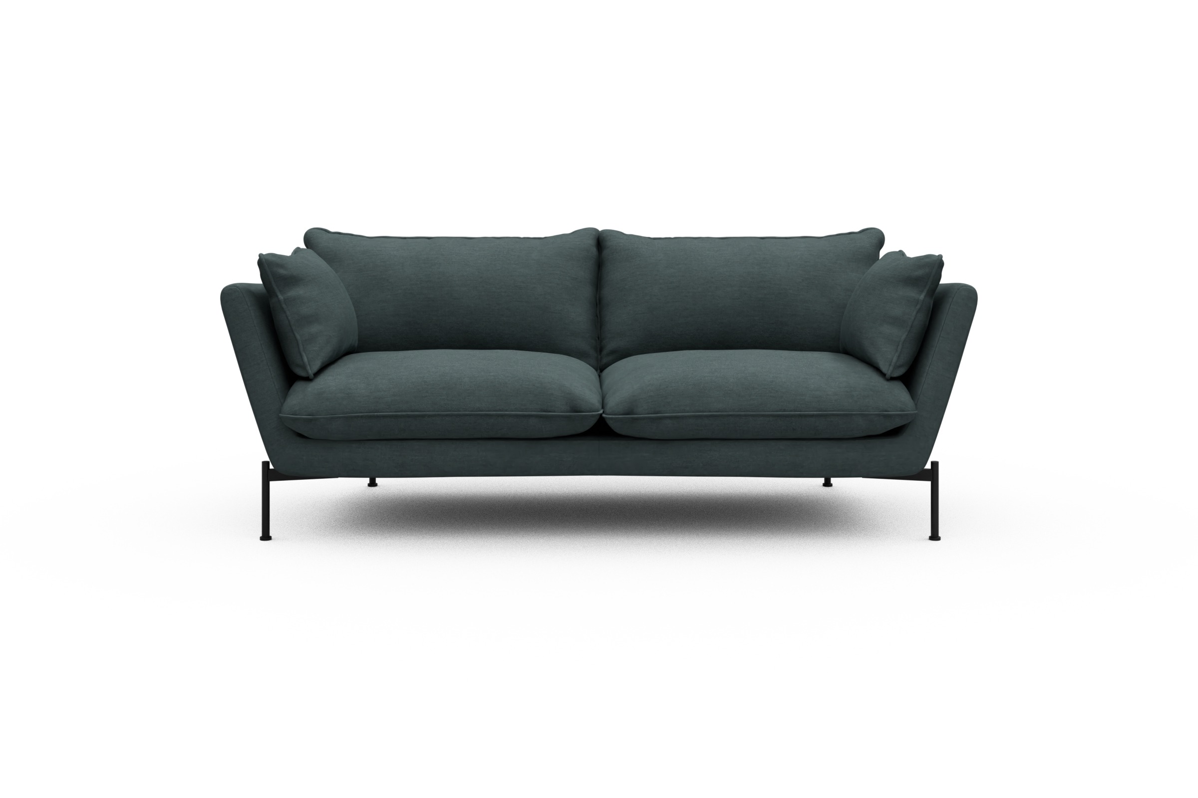 Skandi Home Sofa Anton PREMIUM 2-Sitzer Vivus-Blue moebelfaktor