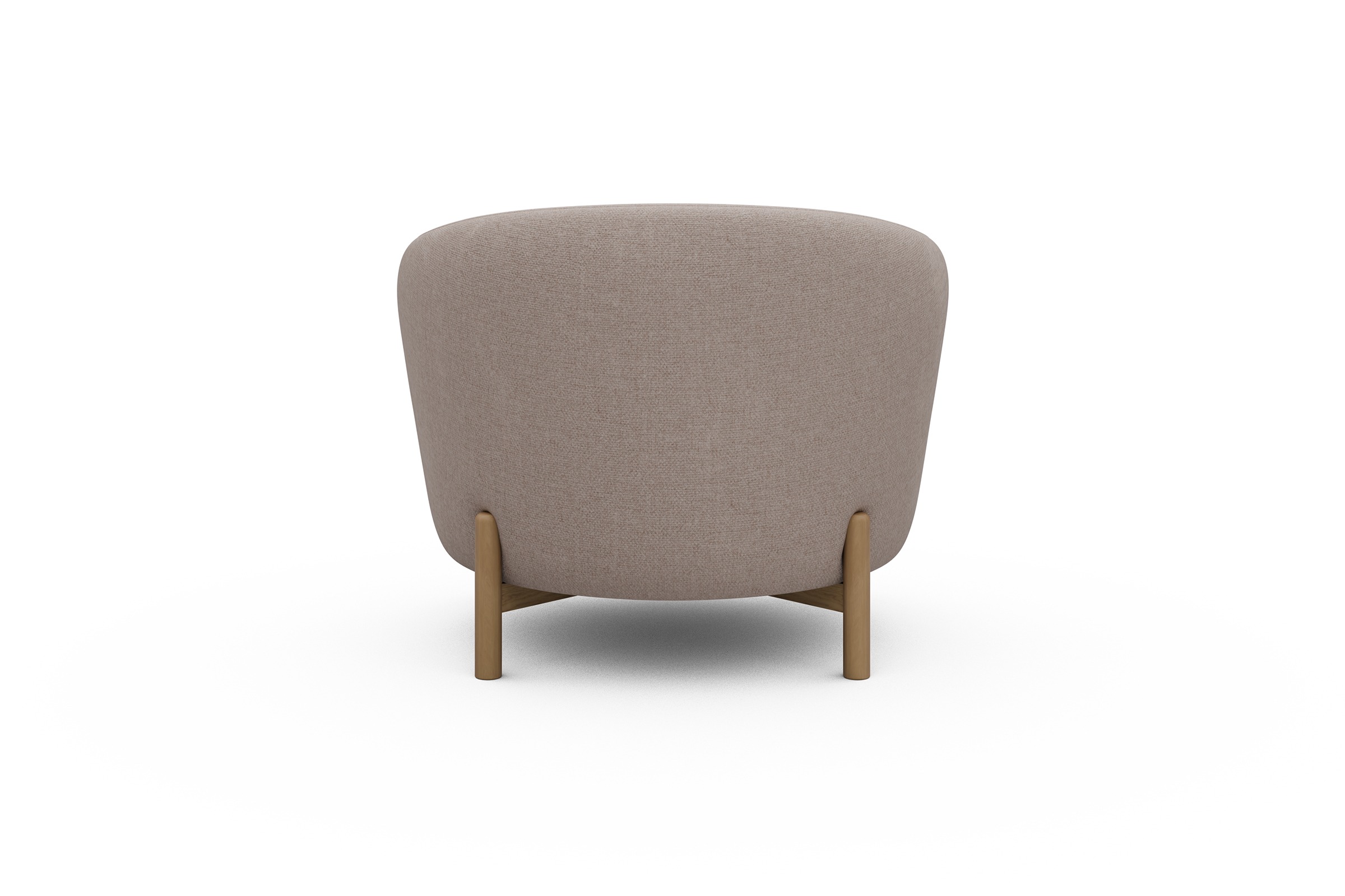 Sessel Ronda Holzbeine Eiche Natur Weda-Sand