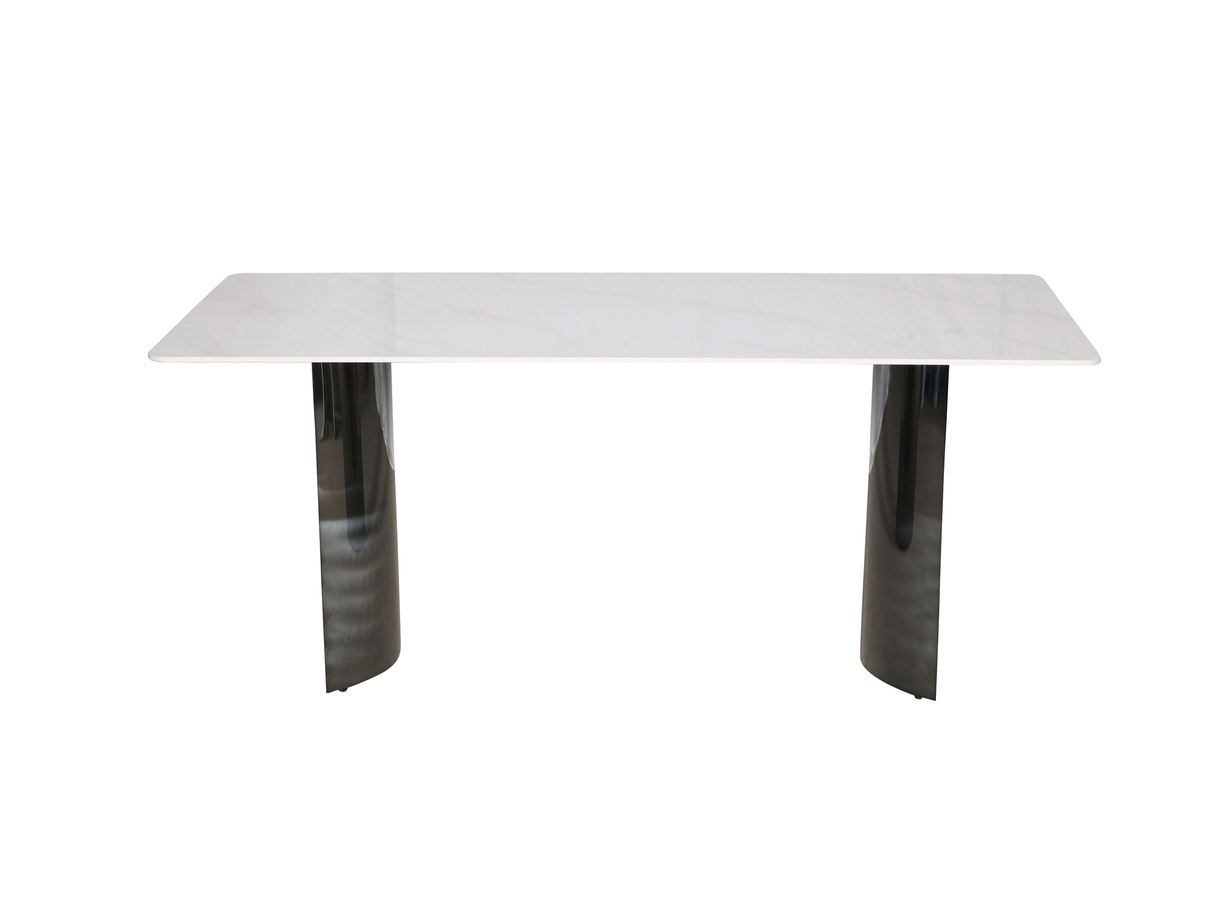 Livin Hill Esstisch 180cm Modig Schwarze Beine, weiße Tischplatte M91