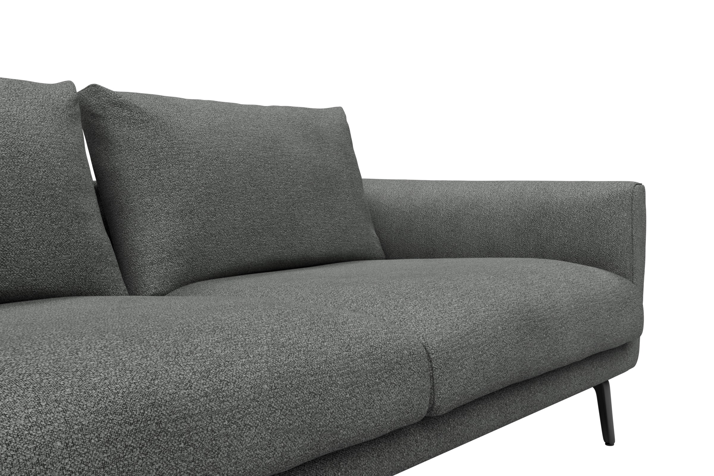 Sofa Karl 3-Sitzer Boucle-Ash-Grey