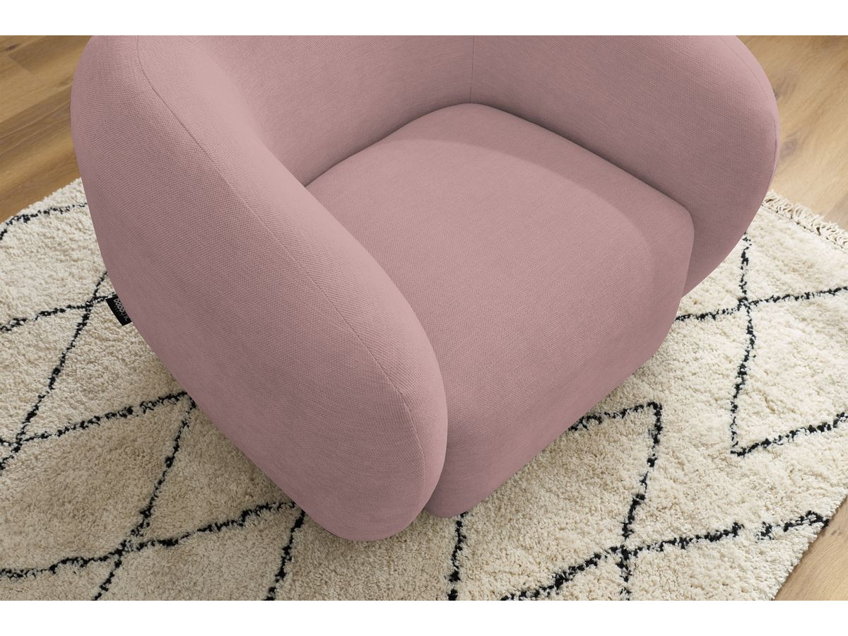 Bobochic Celine Sessel Stoff Rosa