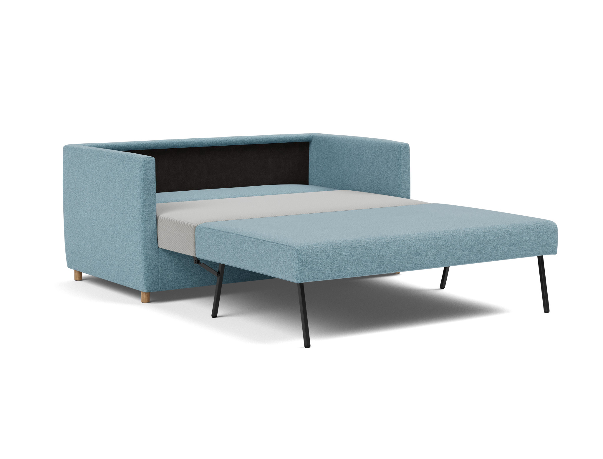 Schlafsofa Olan Flachgewebe Mixed Dance 525-Light-Blue