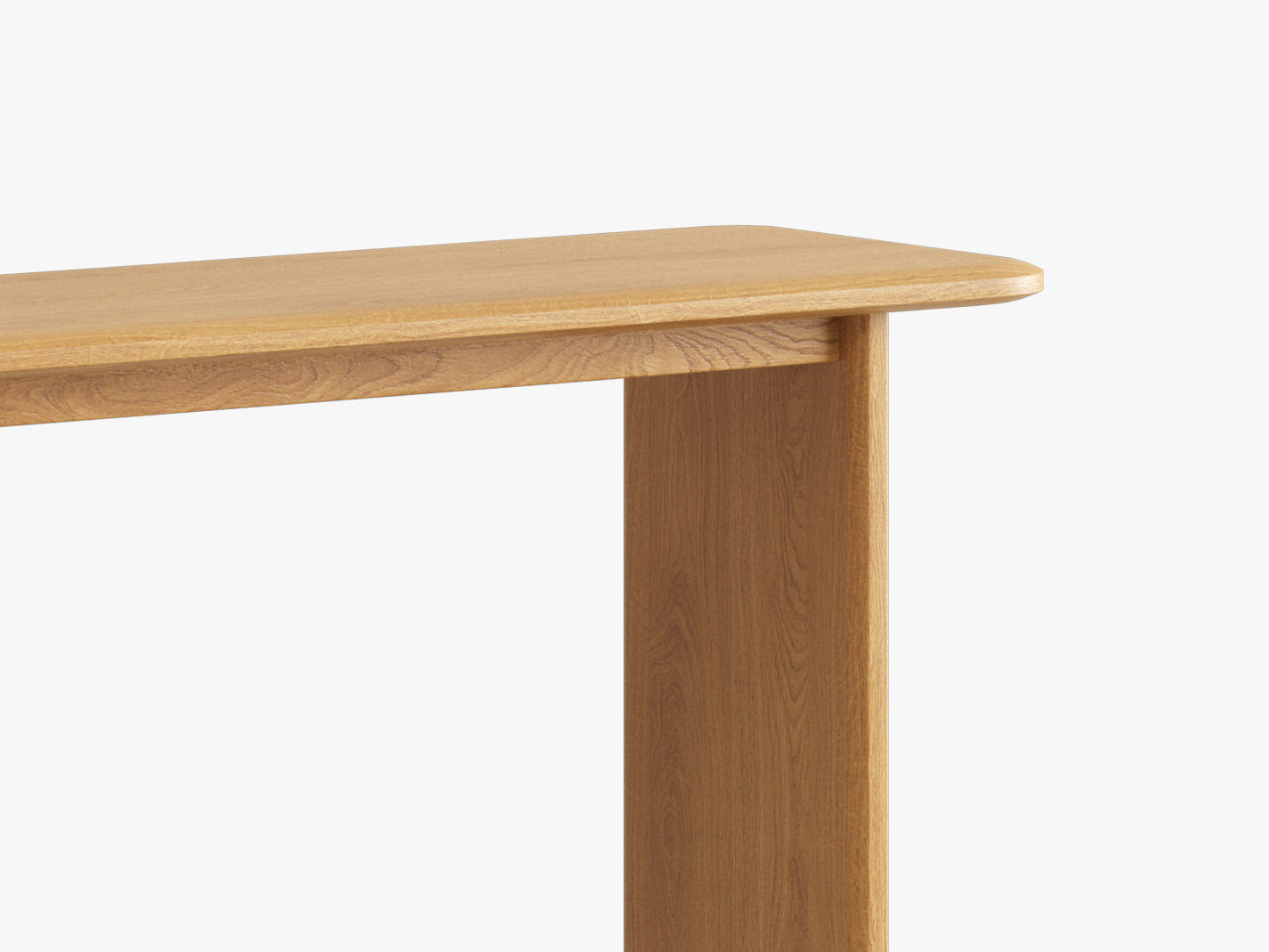 Micadoni Charlotte Konsolentisch Eiche Natur 120 cm