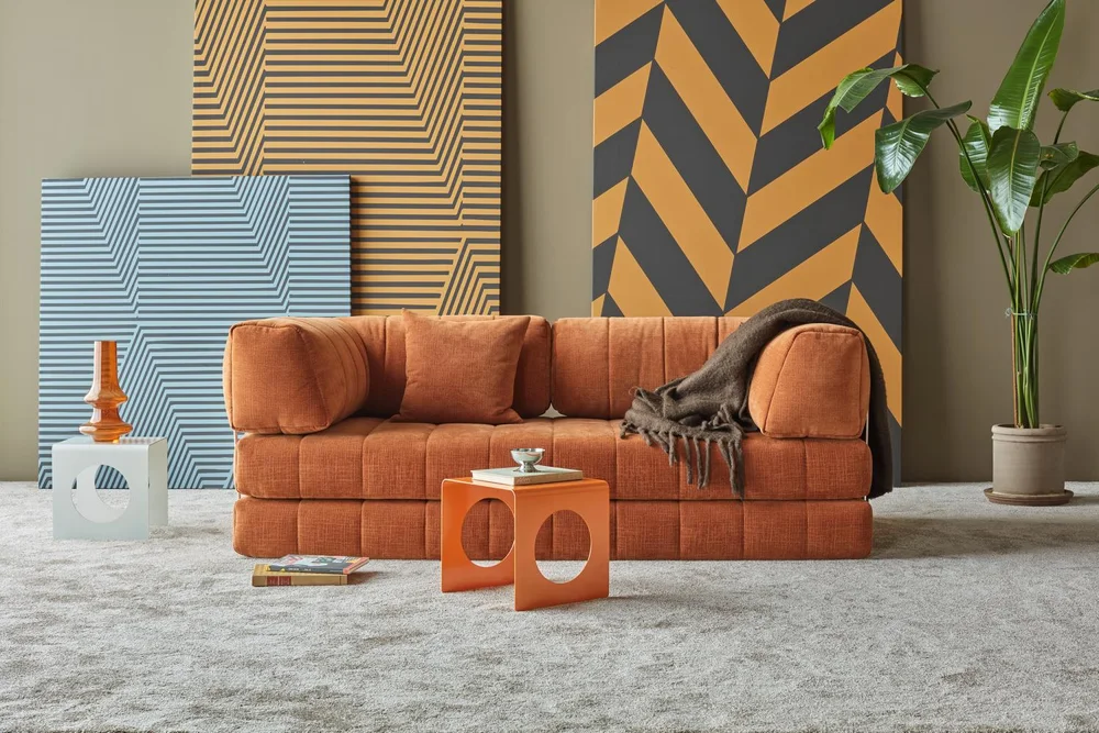 CozyPad Schlafsofa in Sitzposition