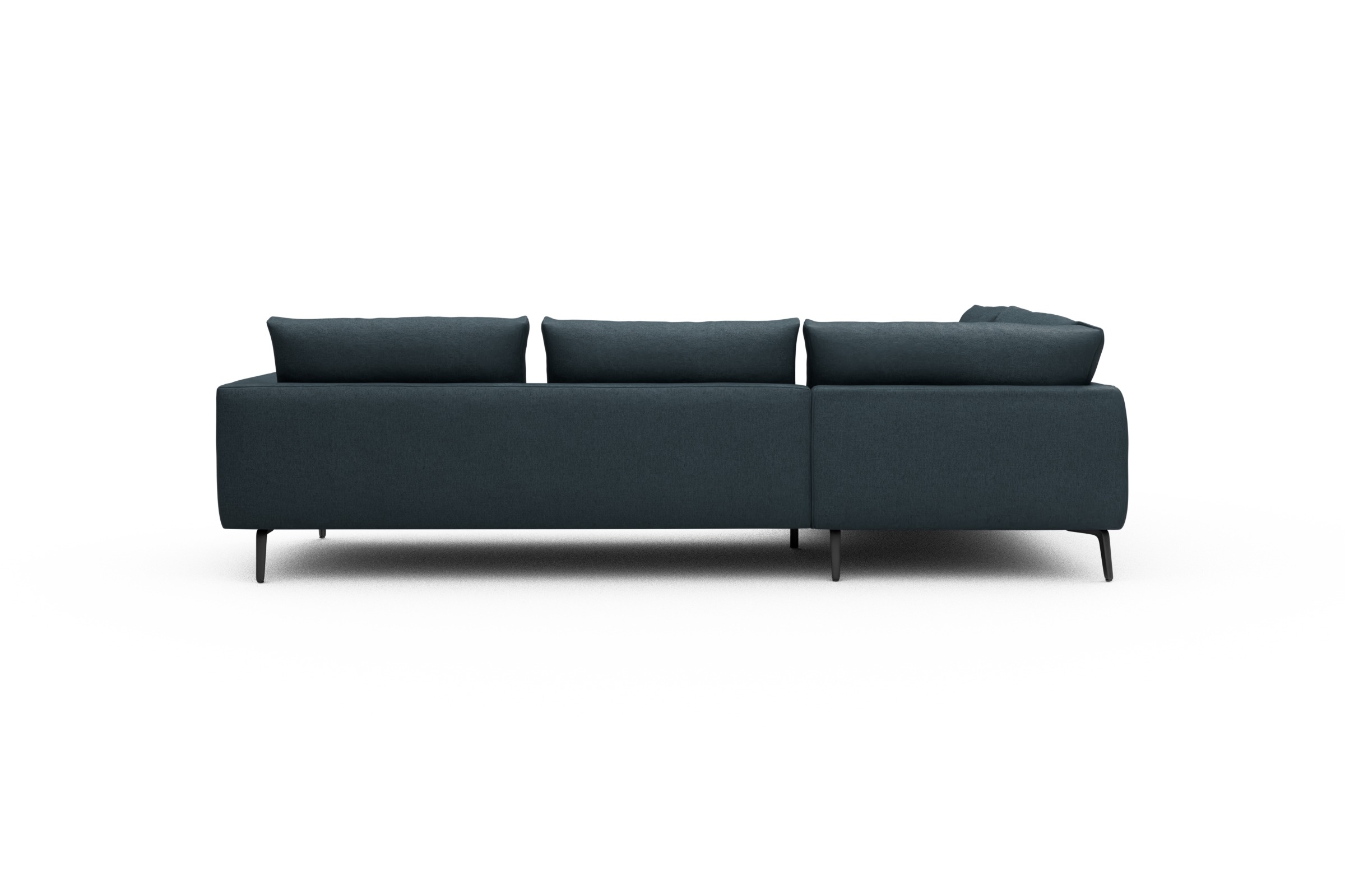 Ecksofa Karl Relax-Ecke links mit 2,5-Sitzer Denari-Royal-Blue