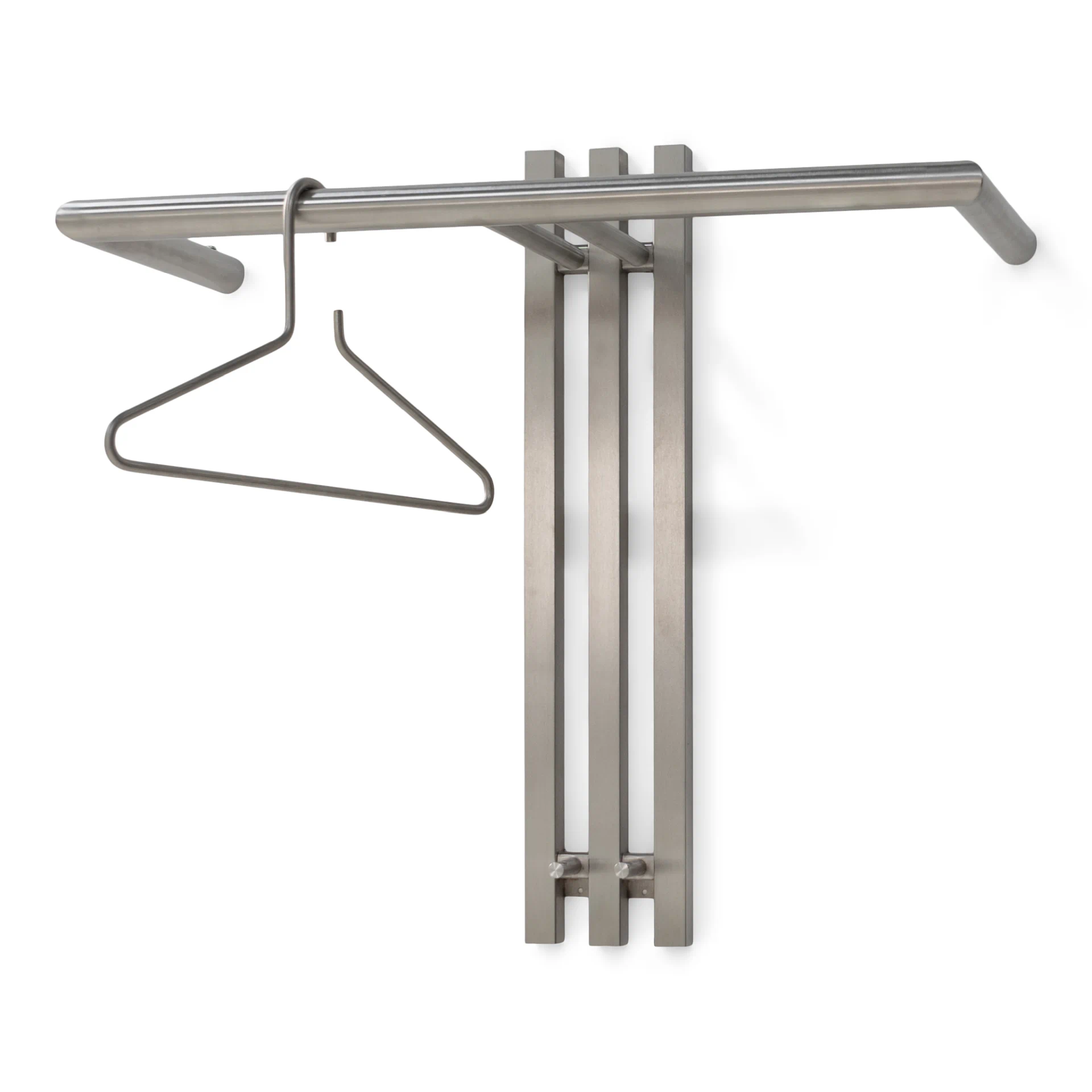 Spinder Design SENZA 1 Wandgarderobe - Edelstahl moebelfaktor