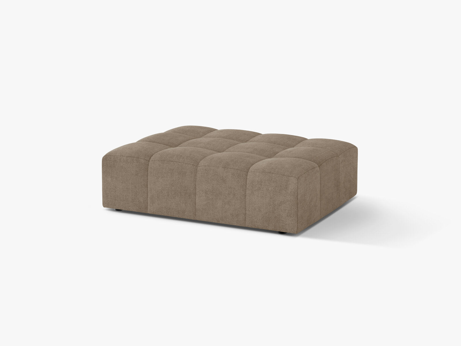 Micadoni Hocker Jennifer 1-Sitzer Chenille Eden Dunkelbeige