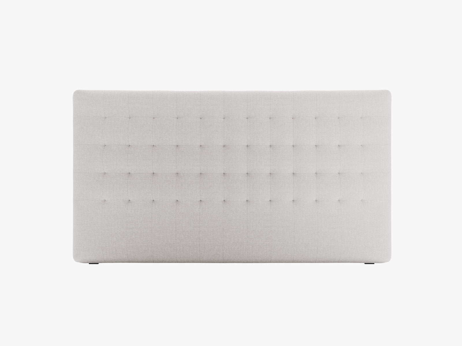 Micadoni Nova Samtiger Kopfteil 120 cm (H 95 cm) Strukturierter Stoff Liberty Hellgrau 180x95