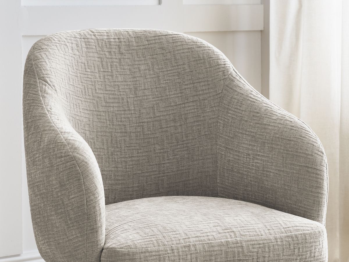 Bobochic Sophie Esszimmerstuhl mit Sternfuß Strukturstoff Beige