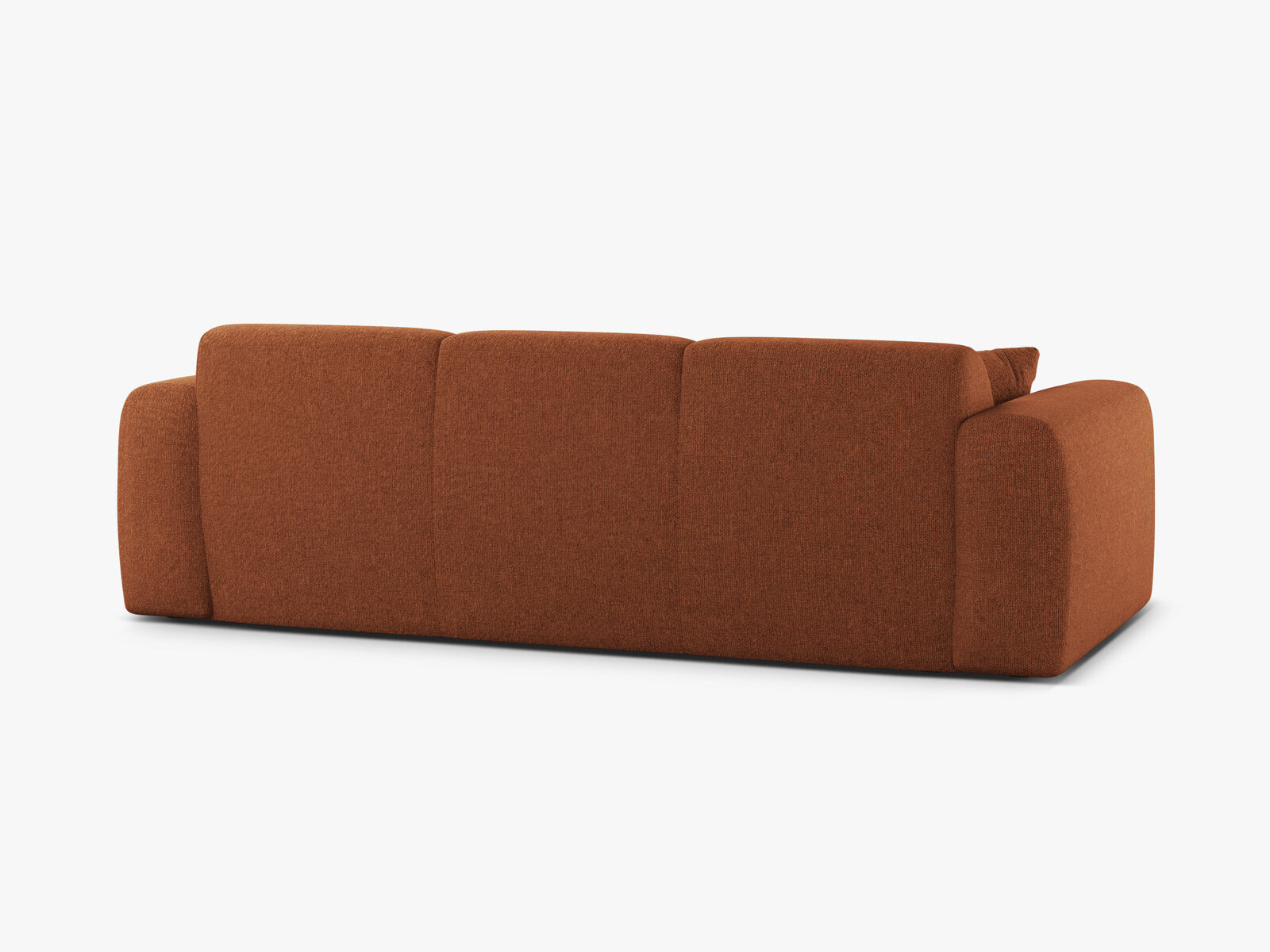 Micadoni Sofa Molino 3-Sitzer Chenille Eden Ziegel