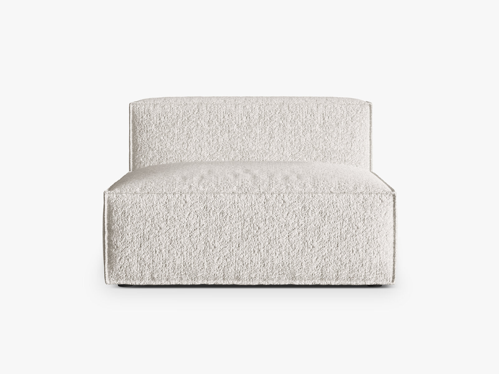 Micadoni Modul Nuria 2-Sitzer Boucle Monet Grau Beige Melange