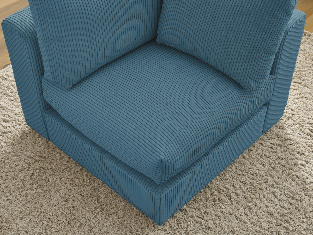 Bobochic Paris Eckmodul Cordsamt Hellblau