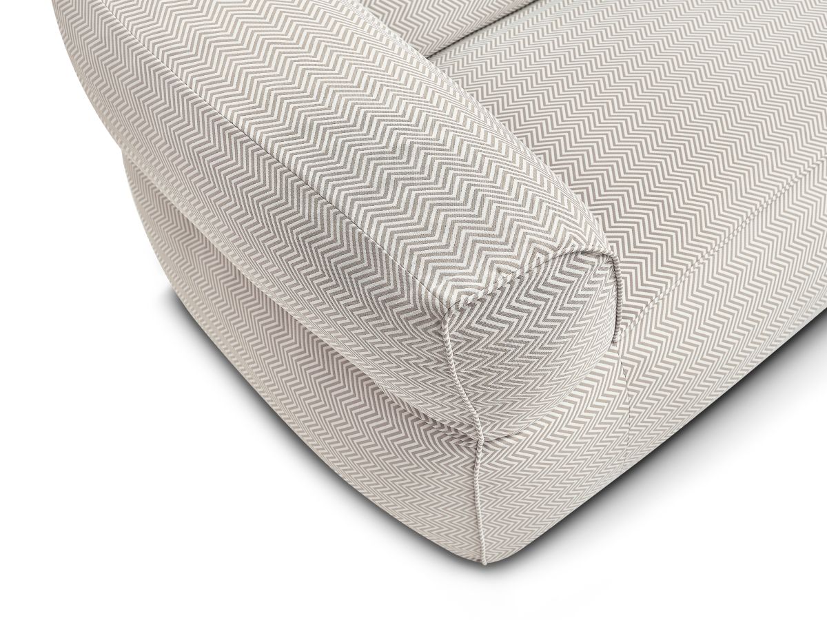 Bobochic Nour Gartensofa 3-Sitzer Stoff Beige