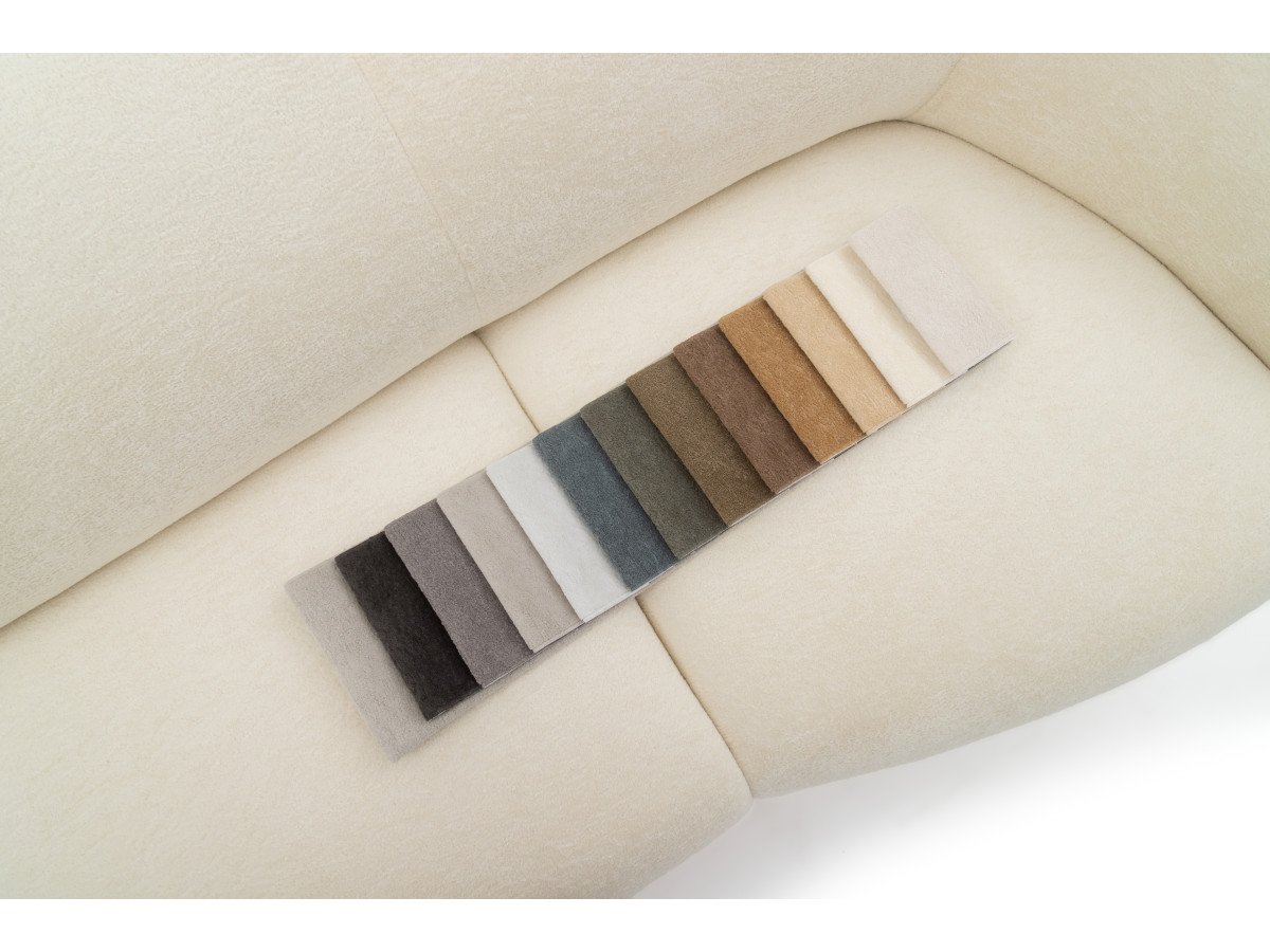 Bobochic Nora Ecksofa Chenille Weiß Ecke links